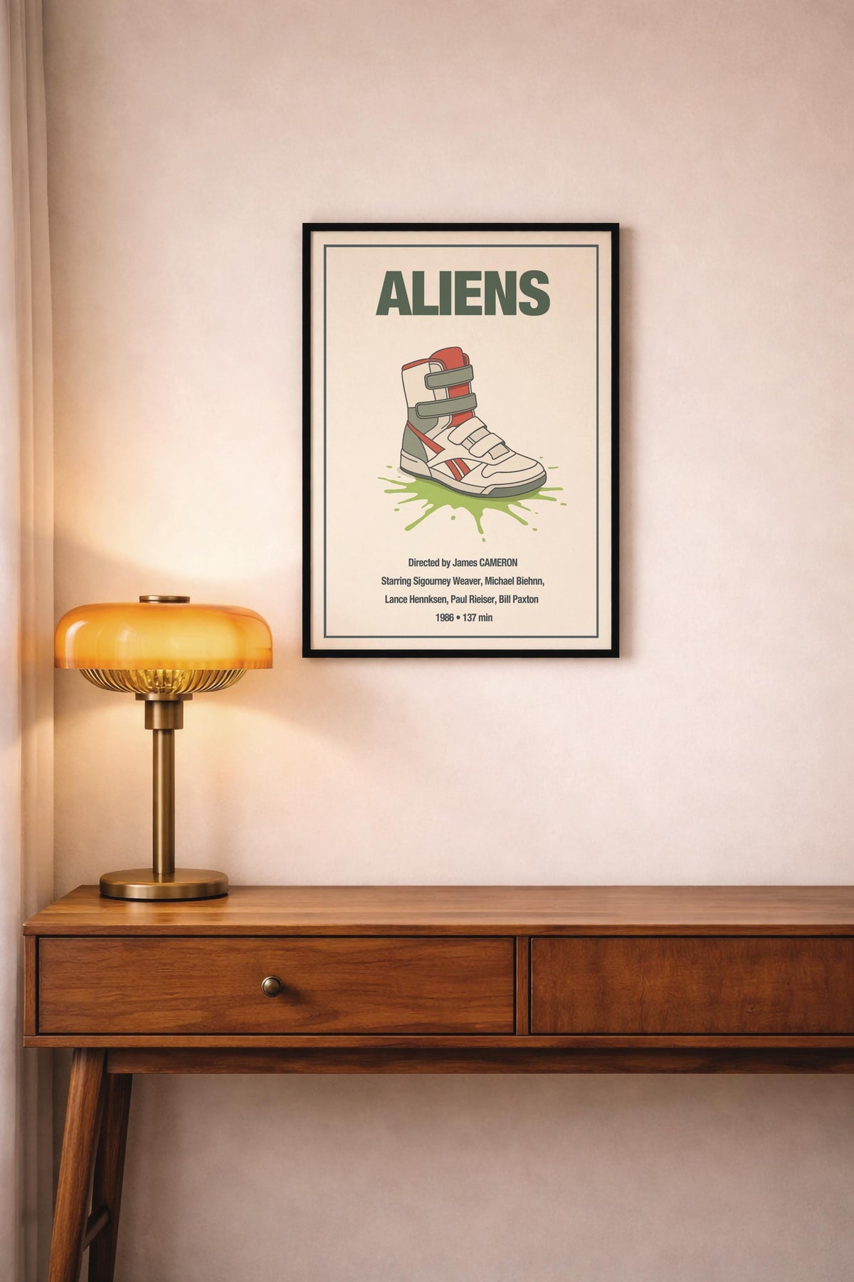Aliens Minimalist Movie Poster – Sci-Fi Film Print Wall Art — image 6