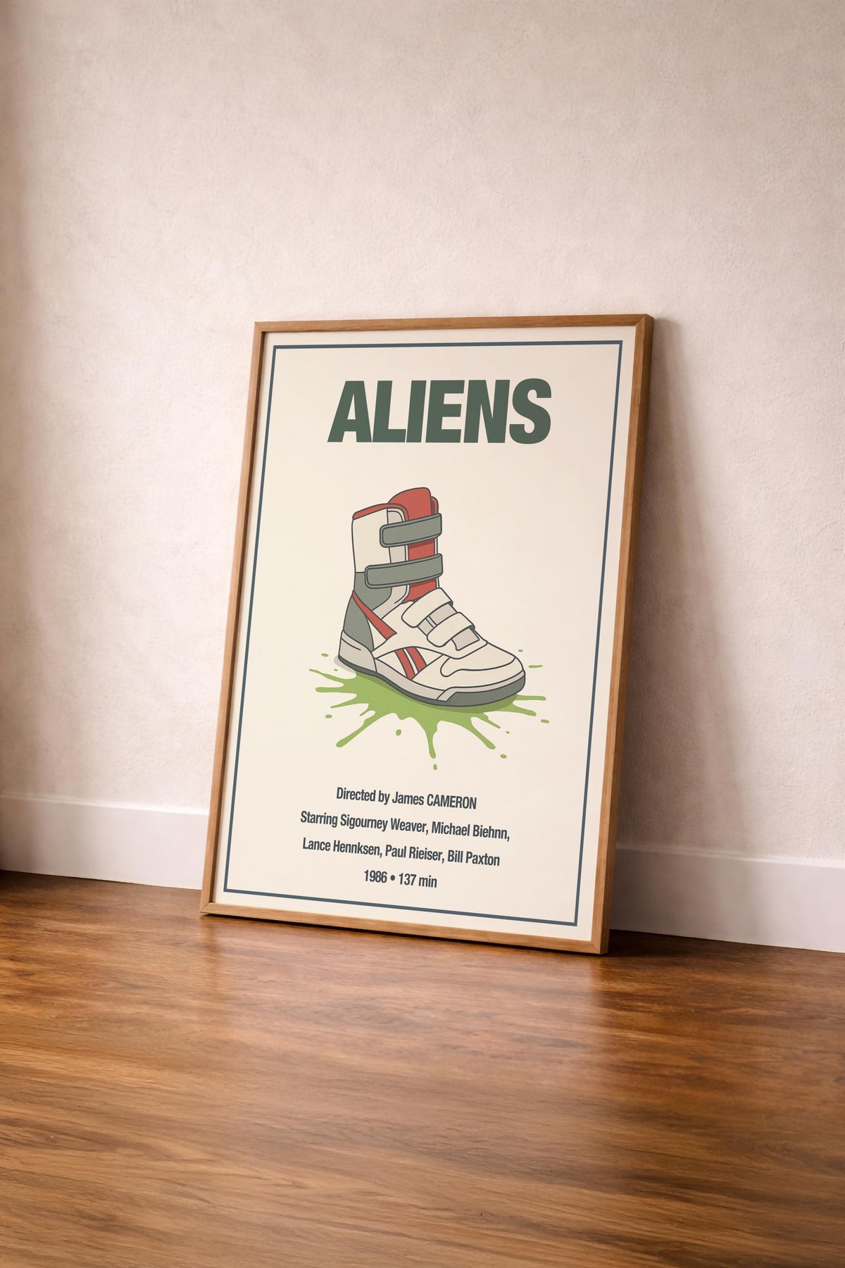 Aliens Minimalist Movie Poster – Sci-Fi Film Print Wall Art — image 4
