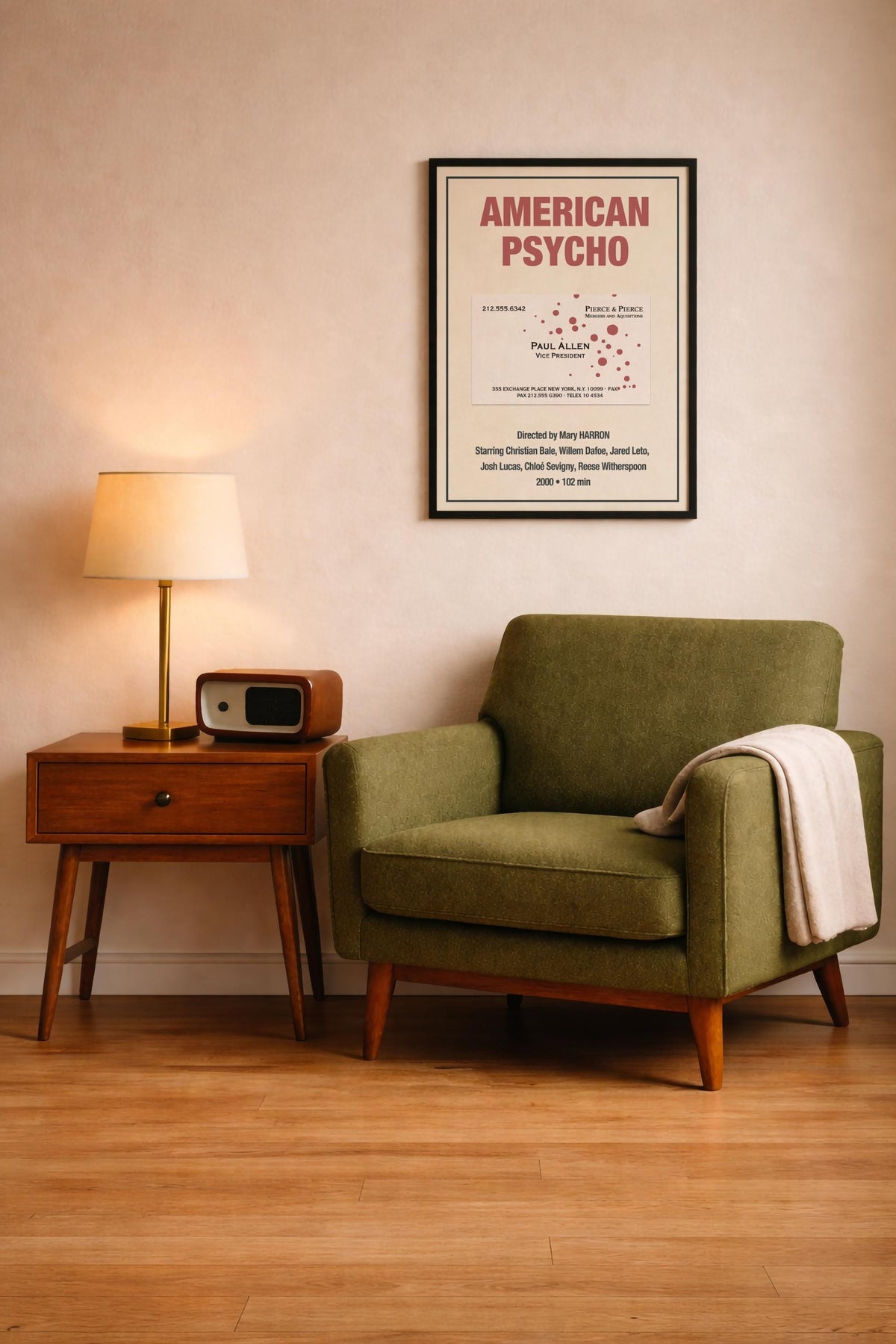 American Psycho Minimalist Poster – Paul Allen Business Card Film Wall Art — image 9