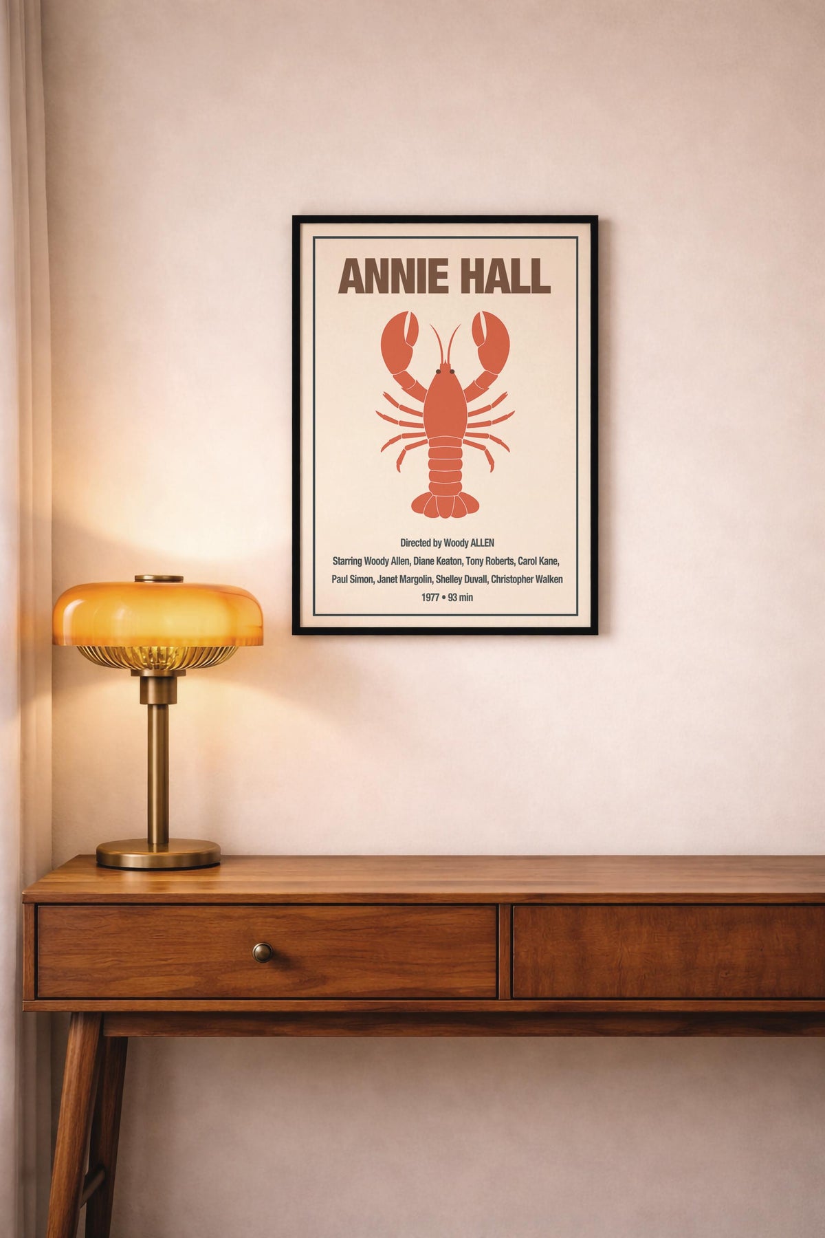 Annie Hall Lobster Minimalist Movie Poster – Classic Film Wall Art — image 7