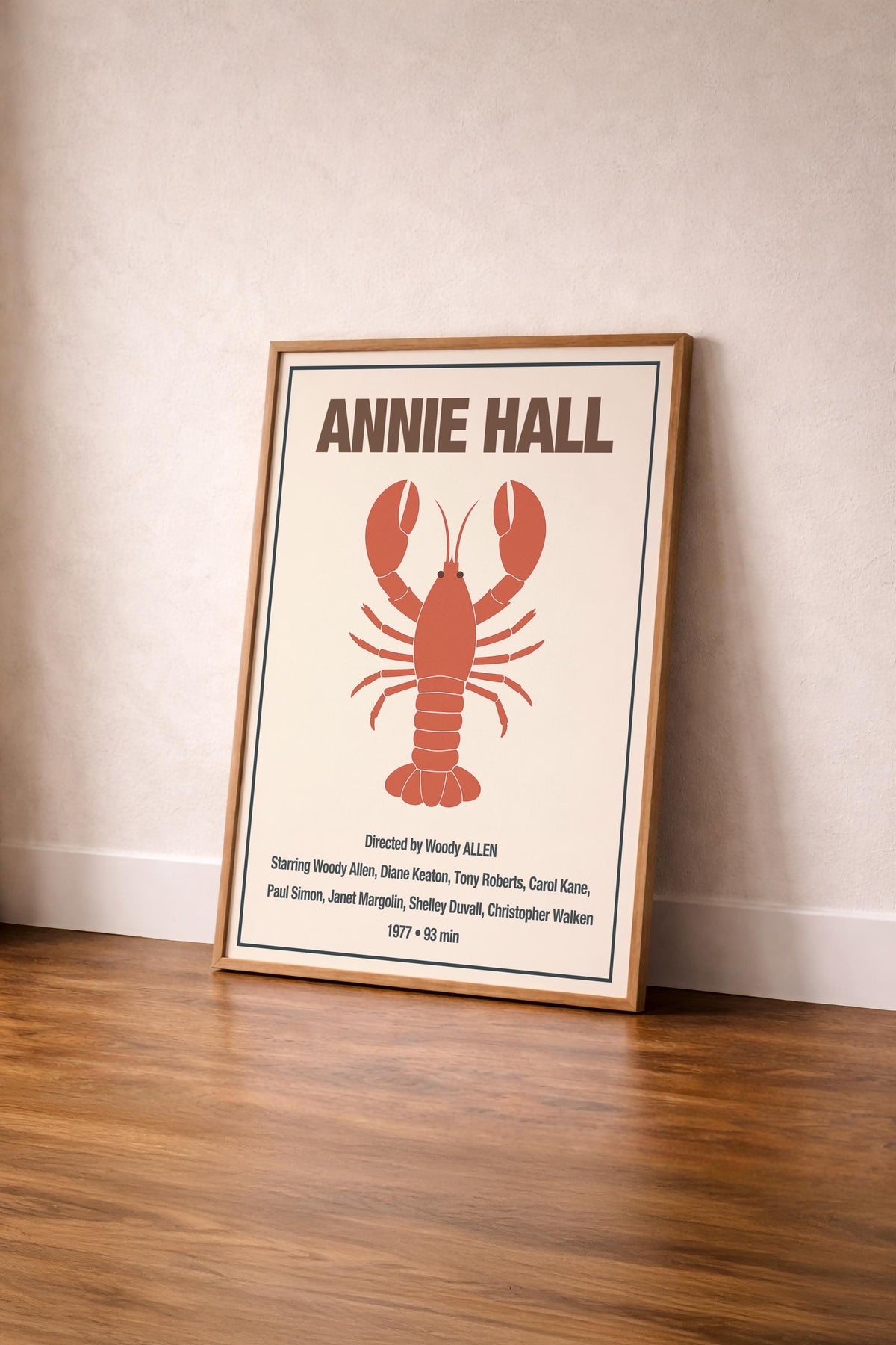 Annie Hall Lobster Minimalist Movie Poster – Classic Film Wall Art — image 4