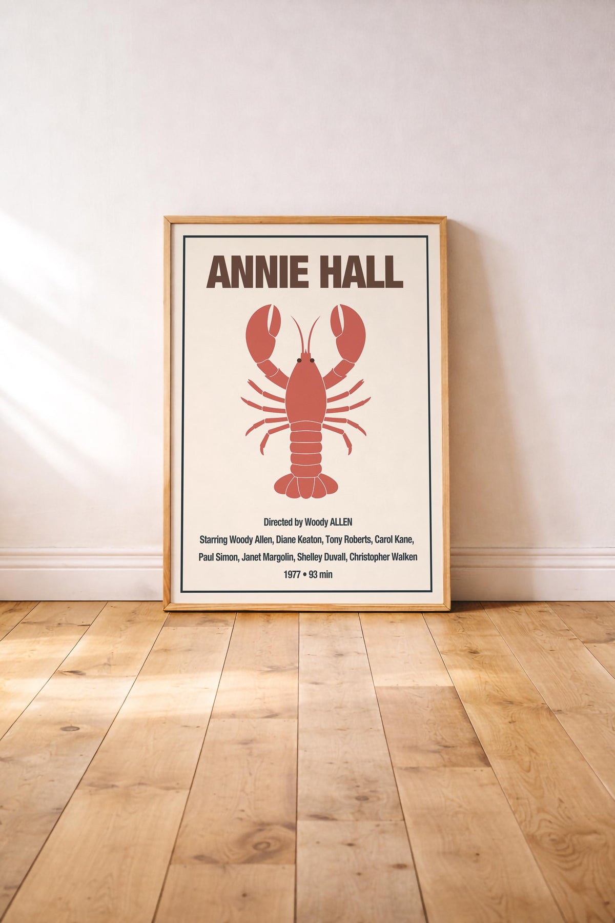 Annie Hall Lobster Minimalist Movie Poster – Classic Film Wall Art — image 2