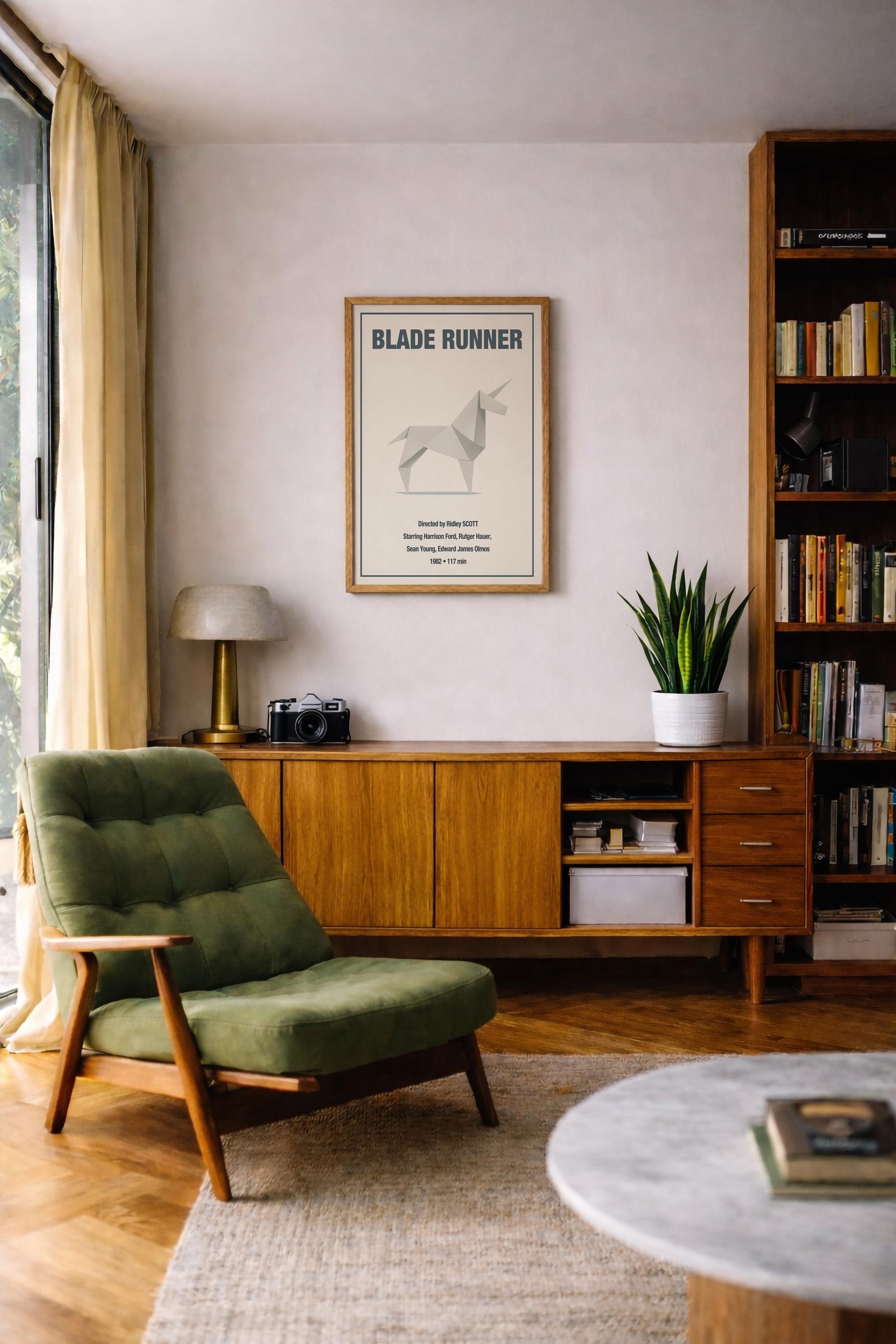 Blade Runner Origami Unicorn Minimalist Movie Poster - Sci-Fi Film Wall Art — image 10