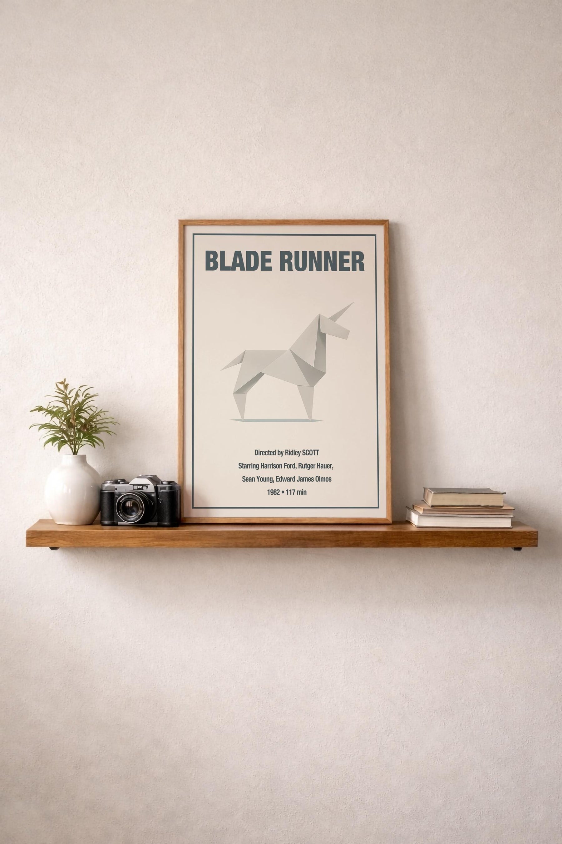 Blade Runner Origami Unicorn Minimalist Movie Poster - Sci-Fi Film Wall Art — image 8