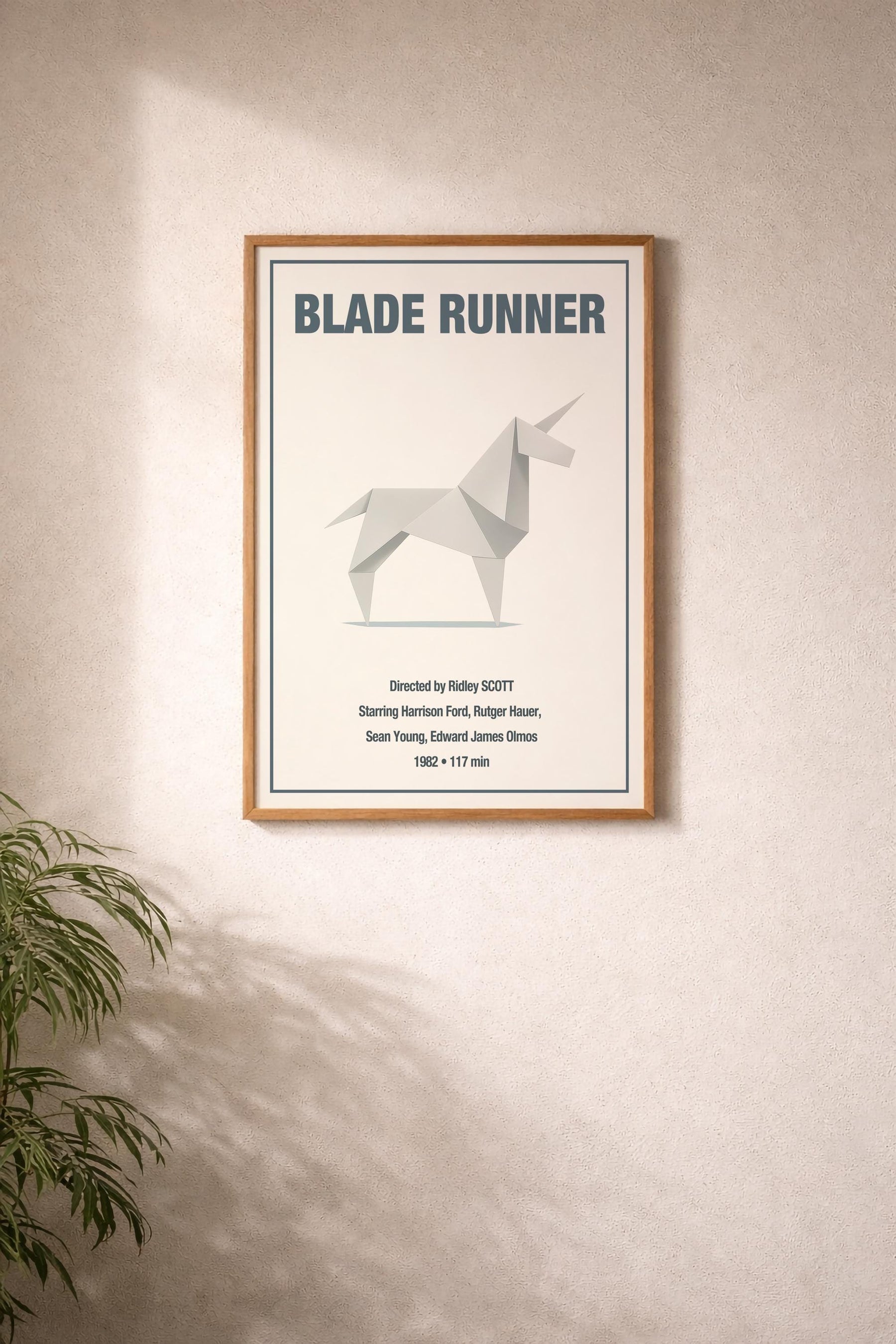 Blade Runner Origami Unicorn Minimalist Movie Poster - Sci-Fi Film Wall Art — image 6