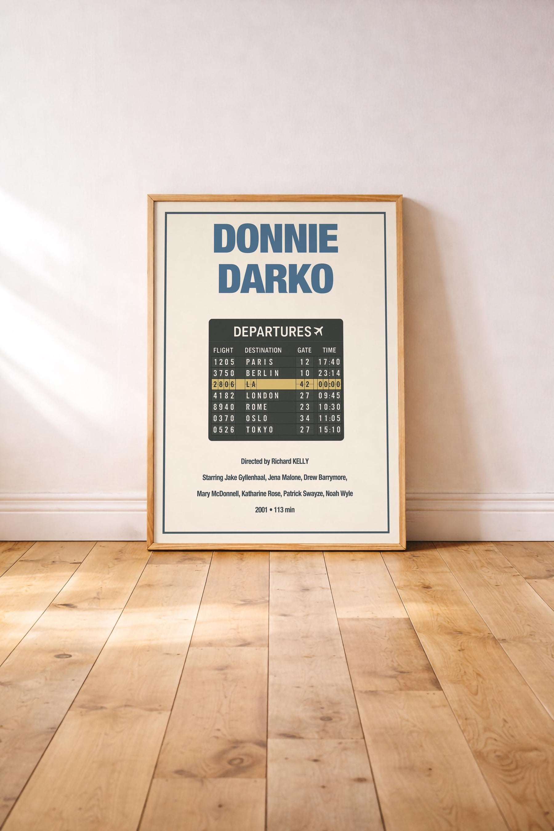 Donnie Darko Minimalist Poster – Countdown Cult Movie Wall Art — image 2