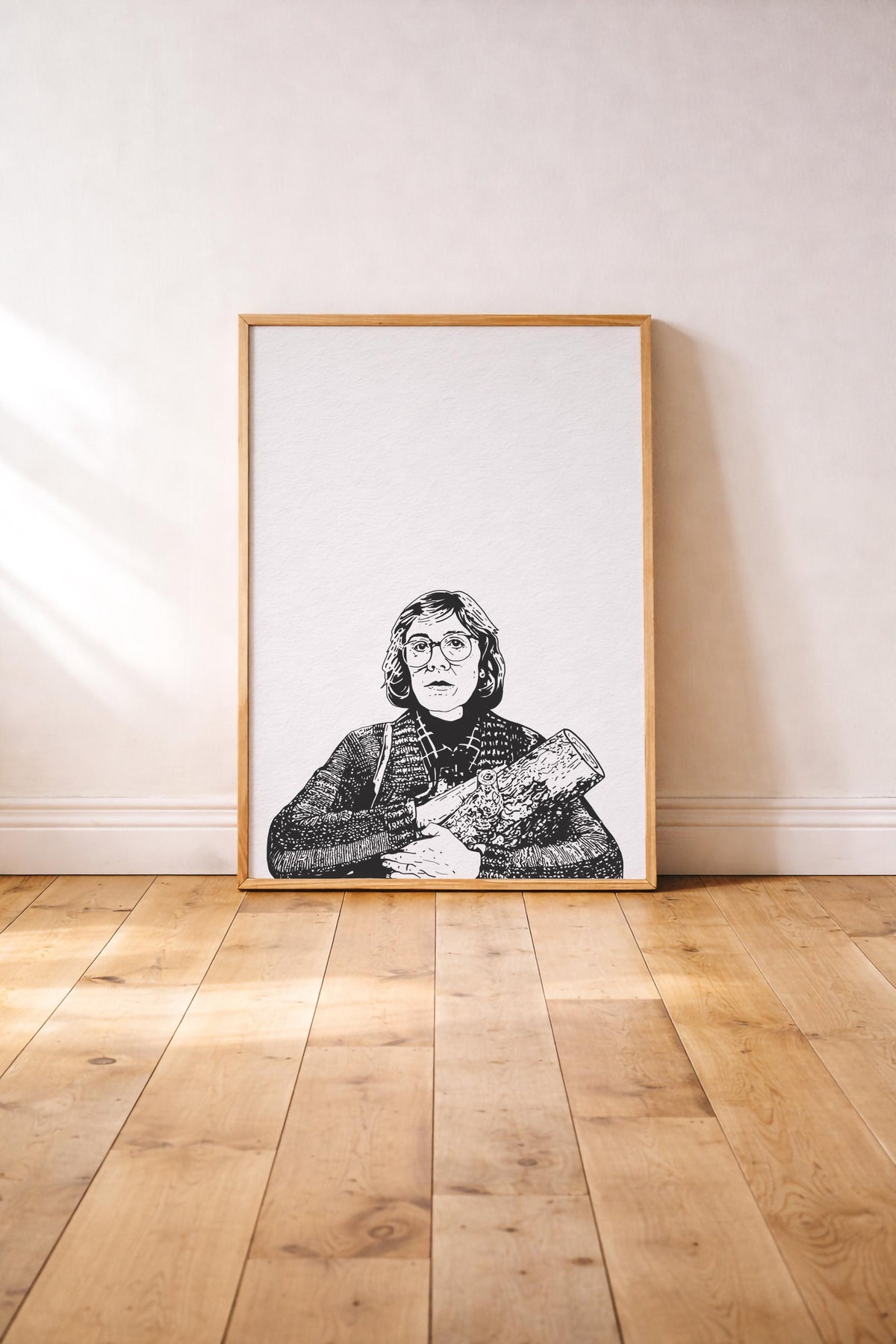 Log Lady Twin Peaks Art Print | Margaret Lanterman Poster