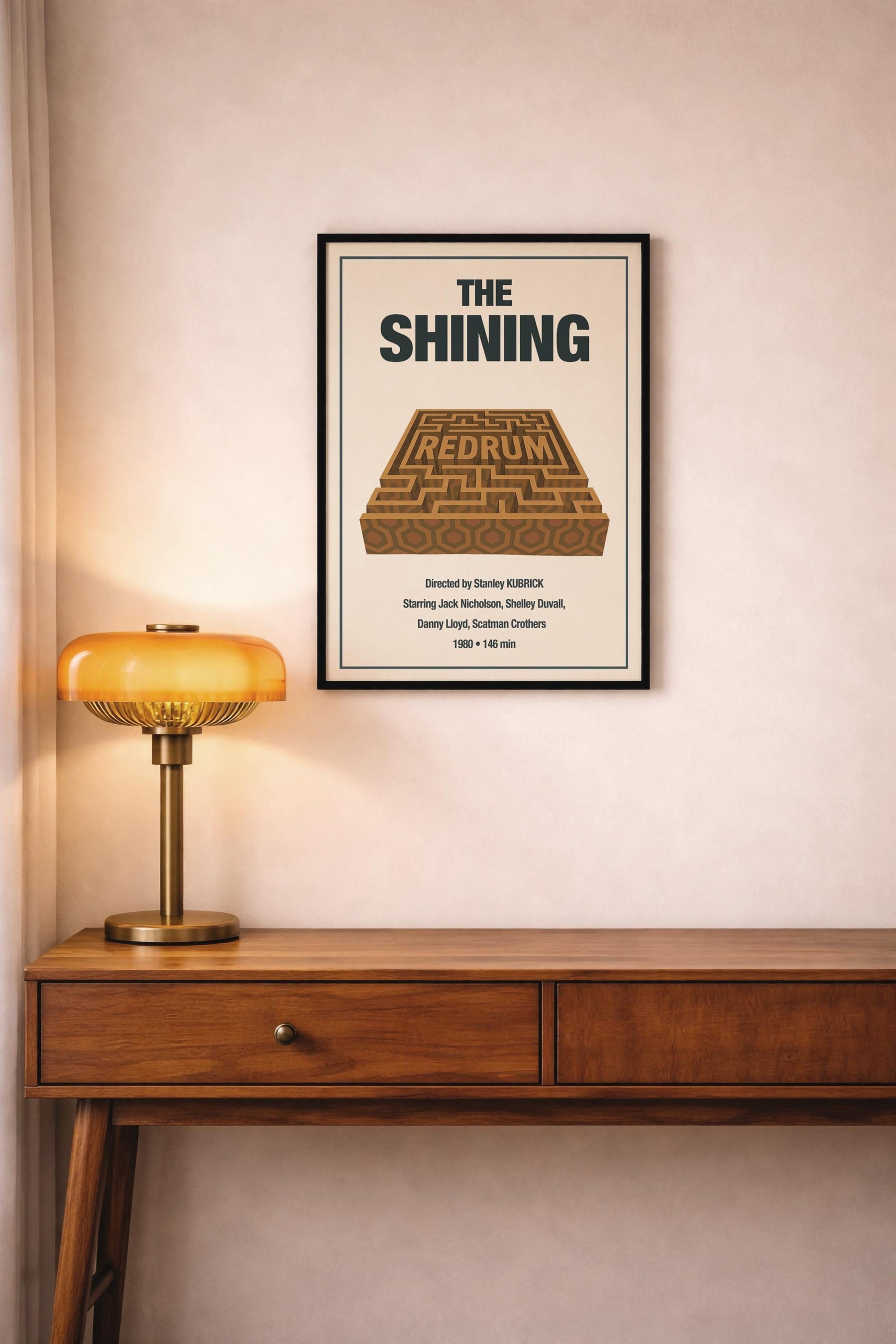 The Shining Maze Minimalist Film Poster – Kubrick Horror Cinema Art Print — image 7