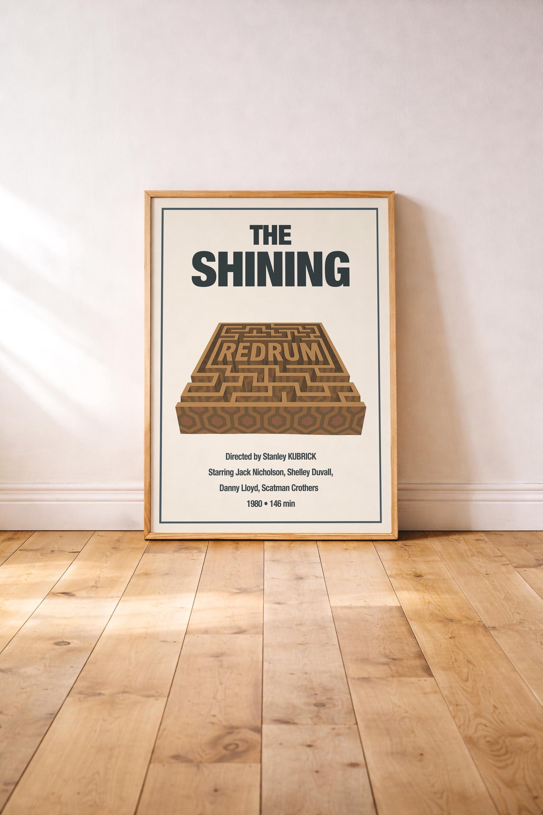 The Shining Maze Minimalist Film Poster – Kubrick Horror Cinema Art Print — image 2