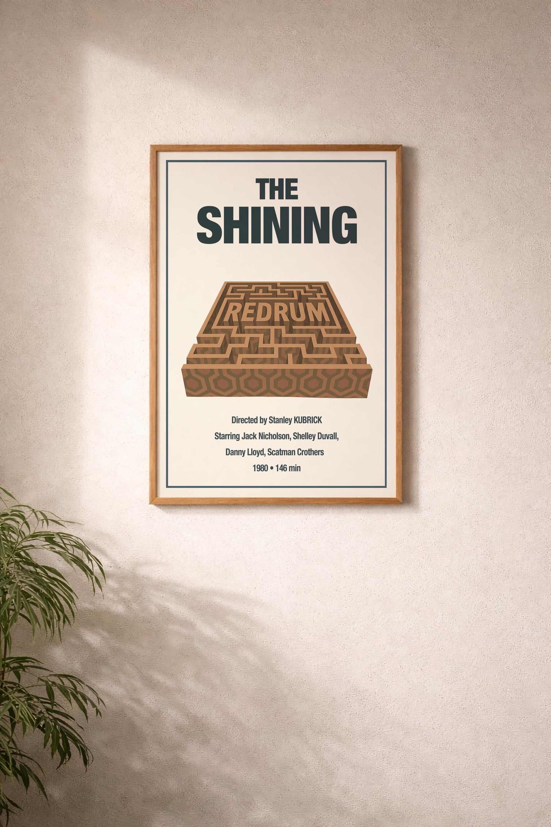 The Shining Maze Minimalist Film Poster – Kubrick Horror Cinema Art Print — image 6