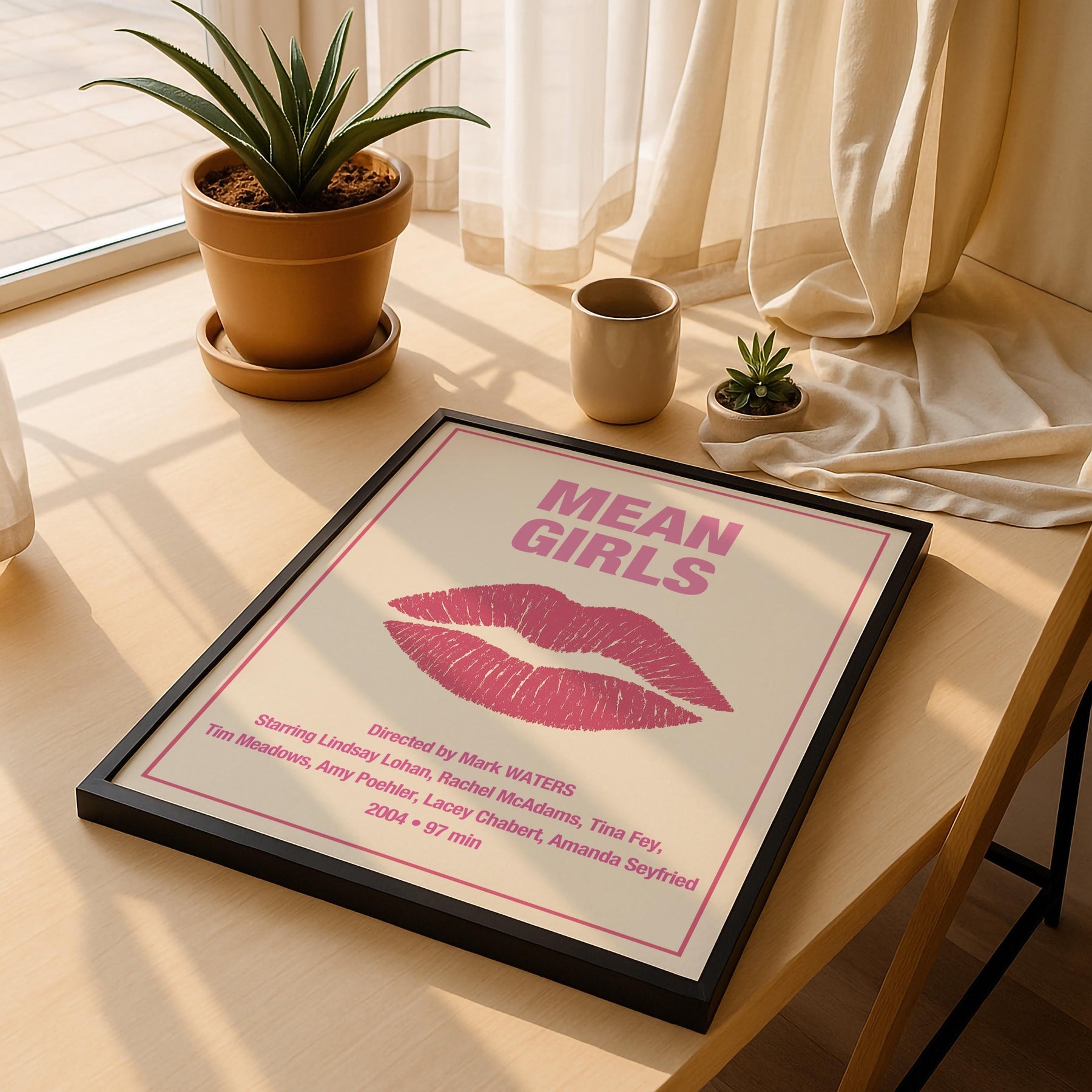 Mean Girls Minimalist Movie Poster – Cult Teen Film Art Print – Giclée Cinema Wall Decor — image 5