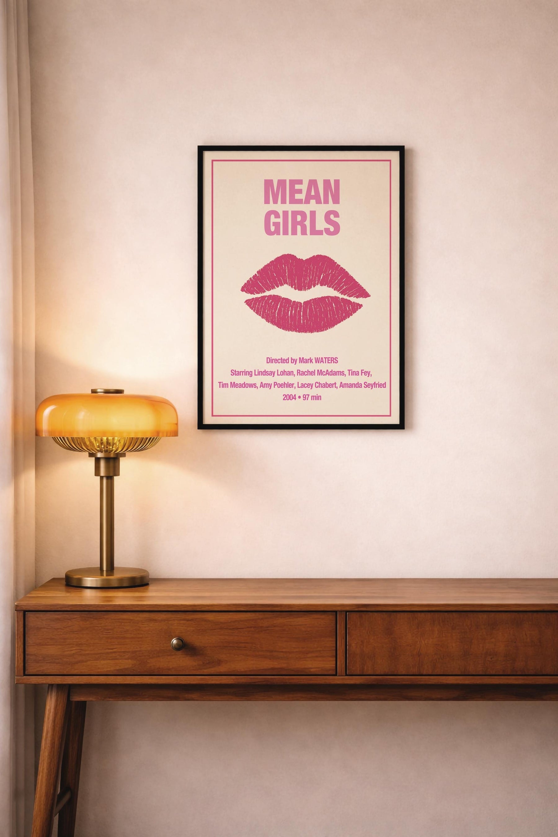 Mean Girls Minimalist Movie Poster – Cult Teen Film Art Print – Giclée Cinema Wall Decor — image 6