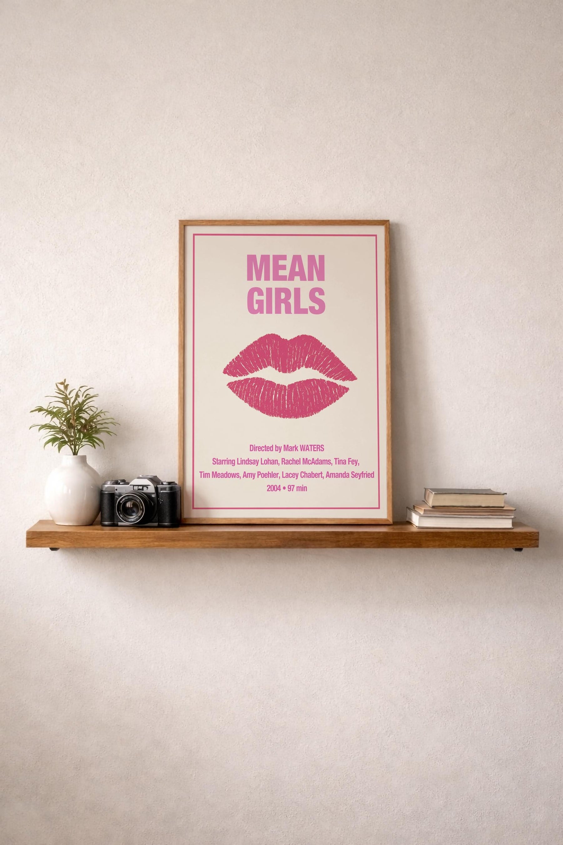 Mean Girls Minimalist Movie Poster – Cult Teen Film Art Print – Giclée Cinema Wall Decor — image 8