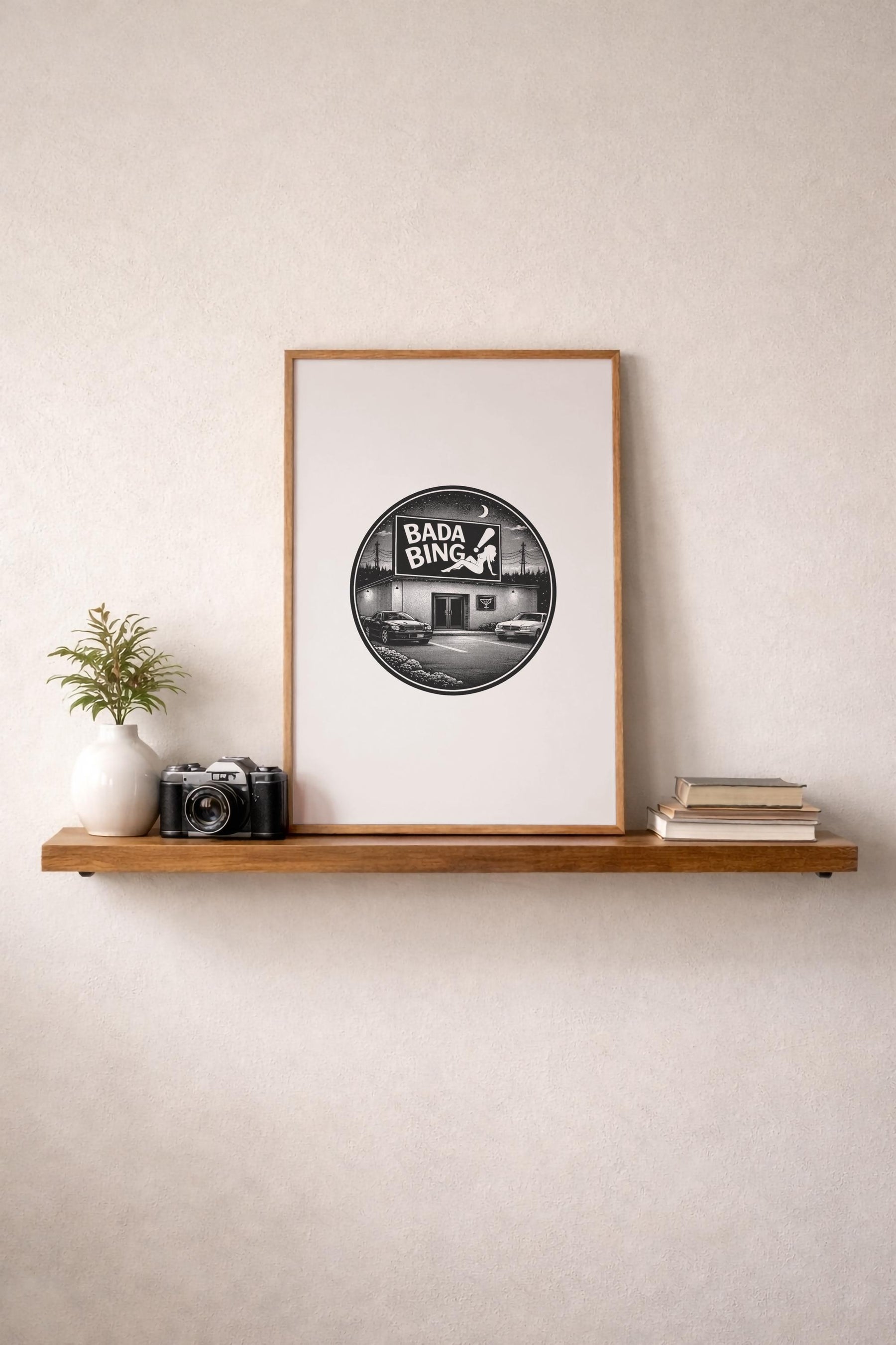 The Sopranos Bada Bing Minimalist TV Location Art Print – Giclée Wall Decor — image 8