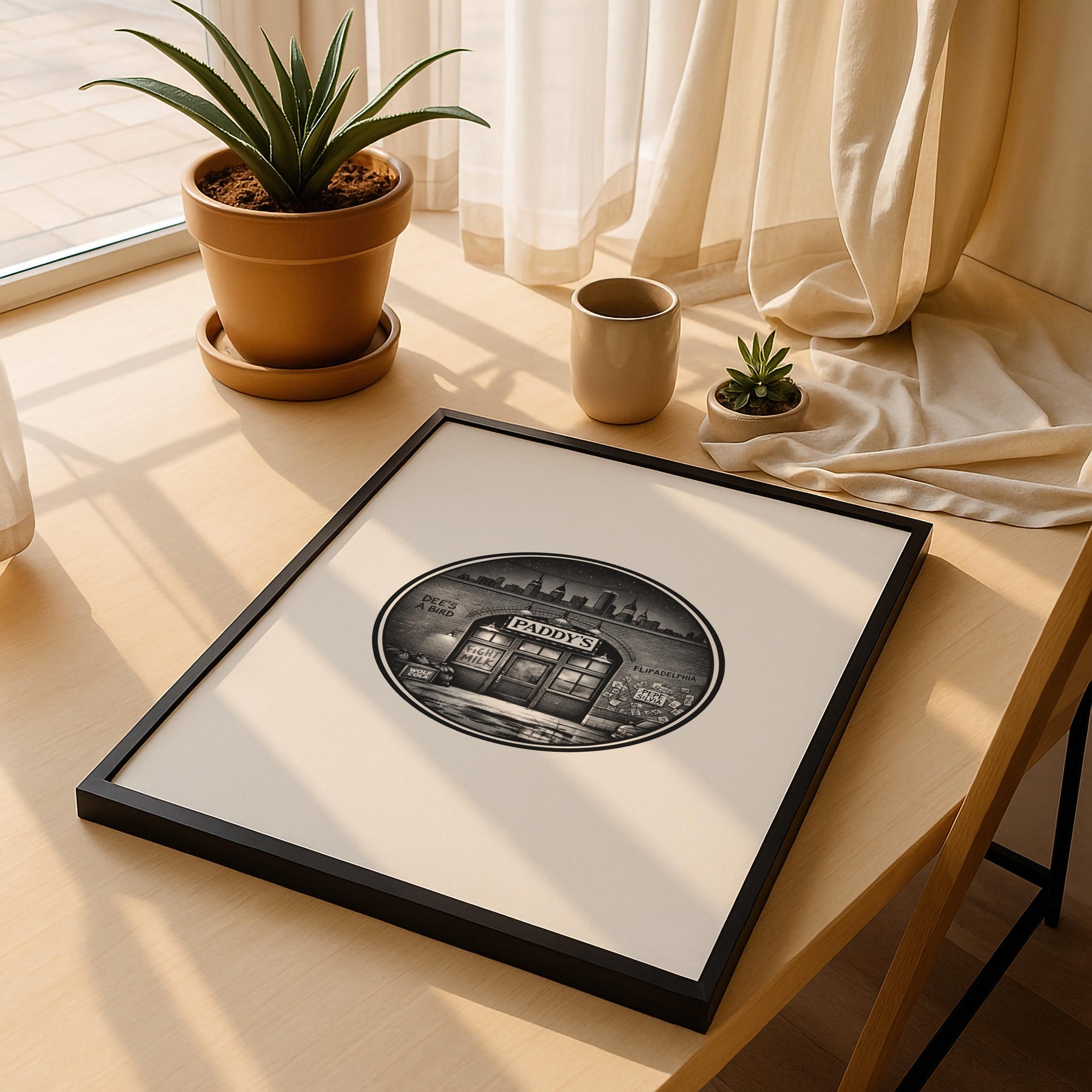 It’s Always Sunny in Philadelphia Paddy’s Pub Minimalist TV Location Art Print – Giclée Wall Decor — image 5