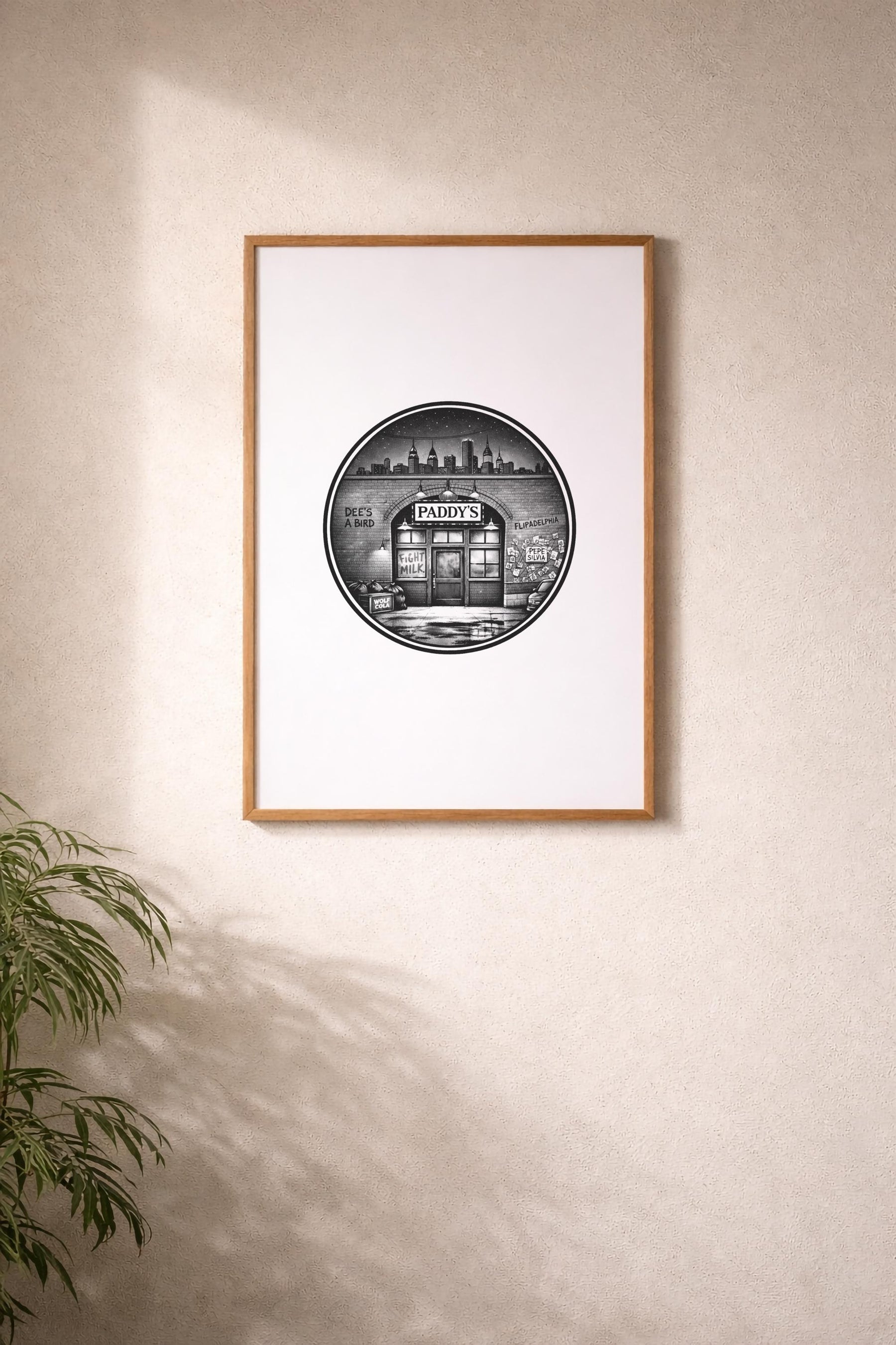 It’s Always Sunny in Philadelphia Paddy’s Pub Minimalist TV Location Art Print – Giclée Wall Decor — image 6