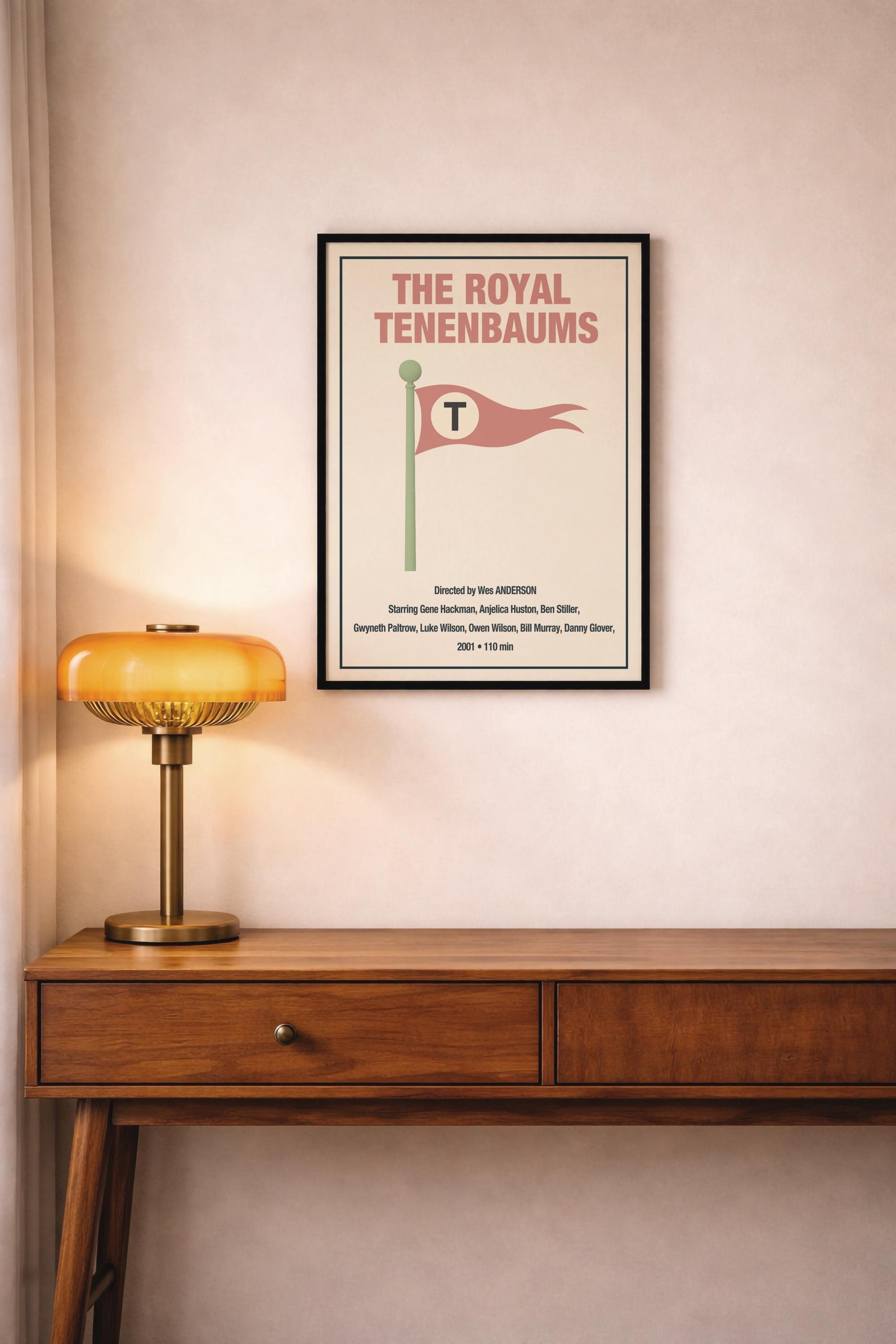 The Royal Tenenbaums Minimalist Movie Poster – Wes Anderson Film Art Cinema Print — image 7