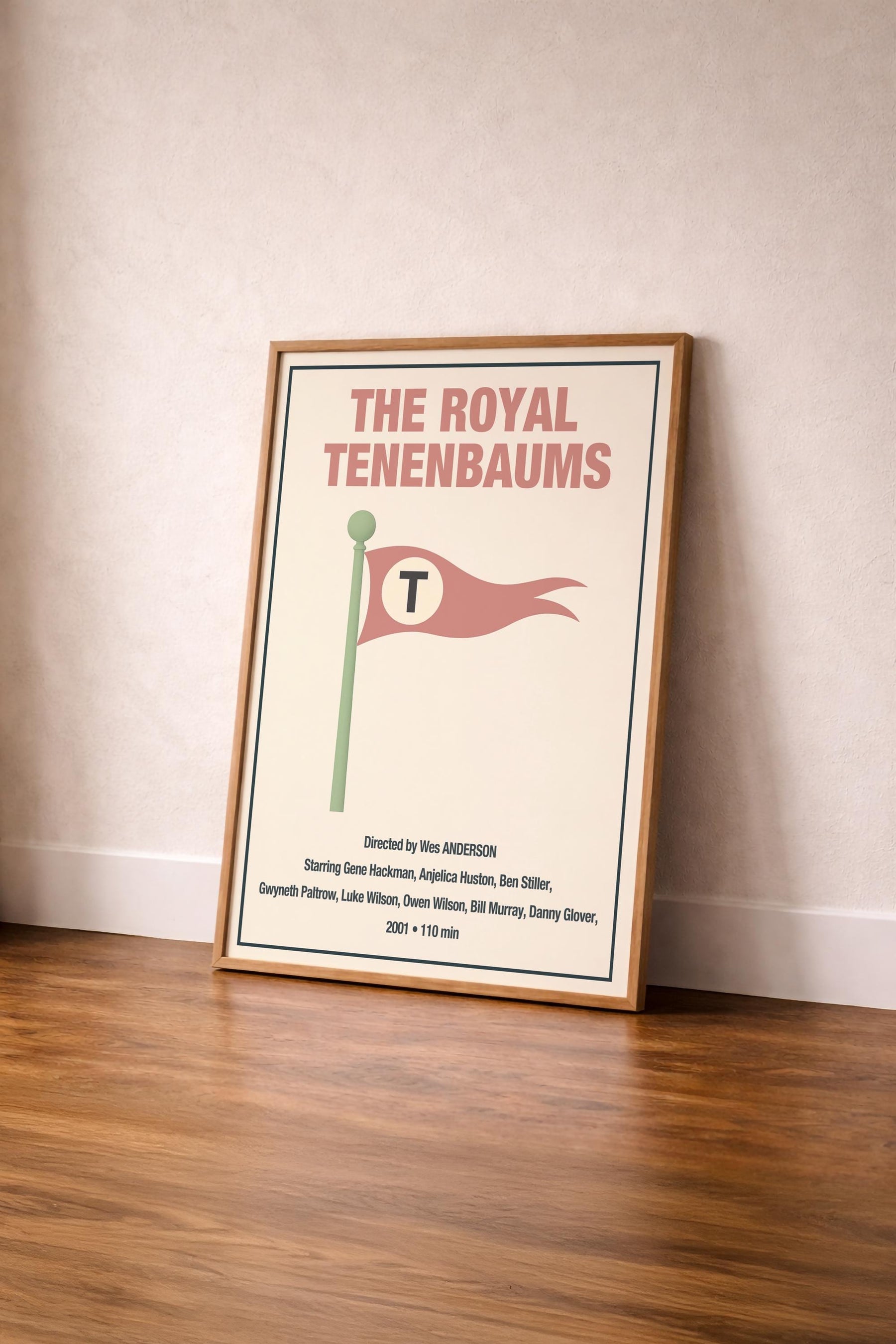 The Royal Tenenbaums Minimalist Movie Poster – Wes Anderson Film Art Cinema Print — image 4