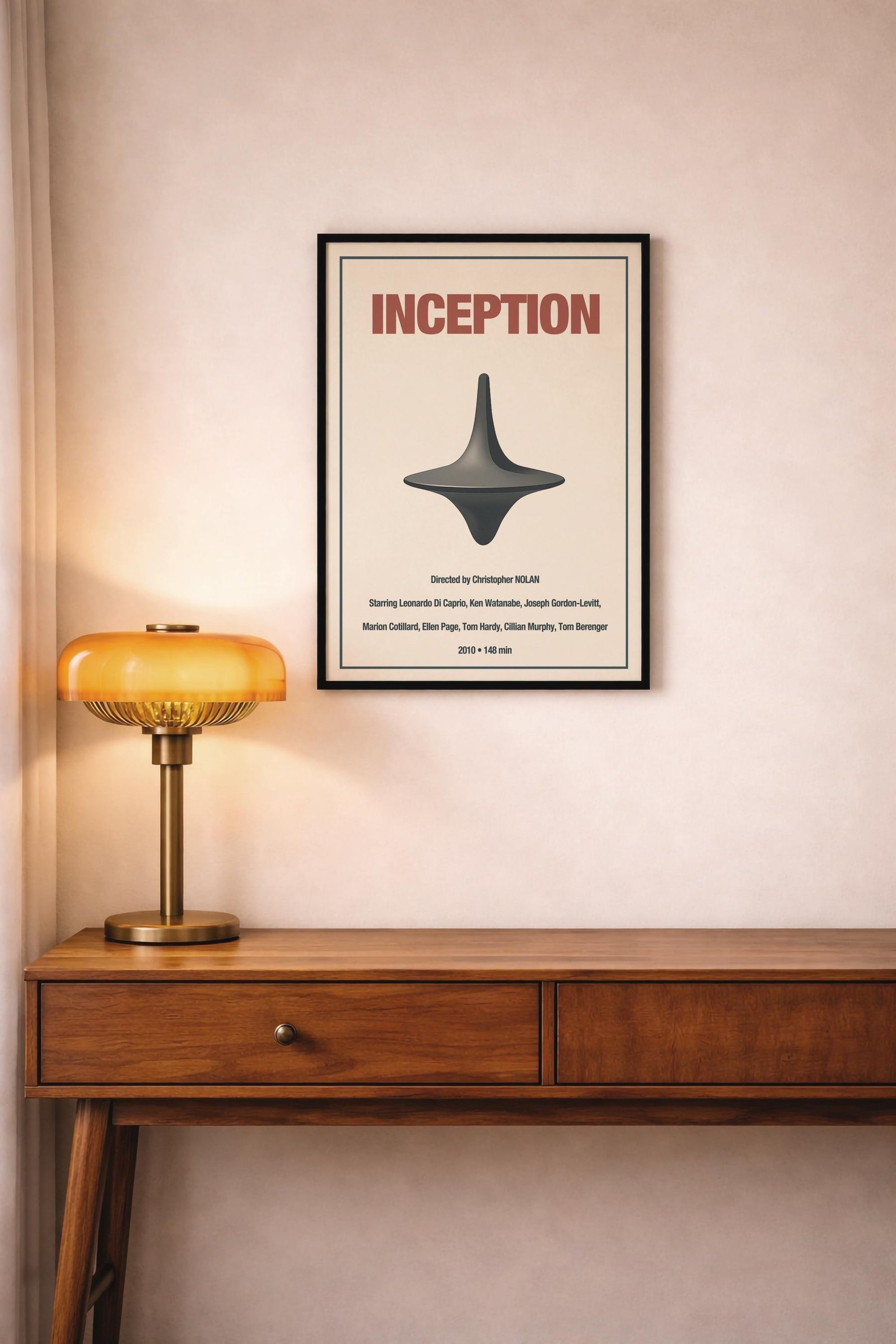Inception Minimalist Movie Poster – Spinning Top – Film Art Giclée Print — image 6