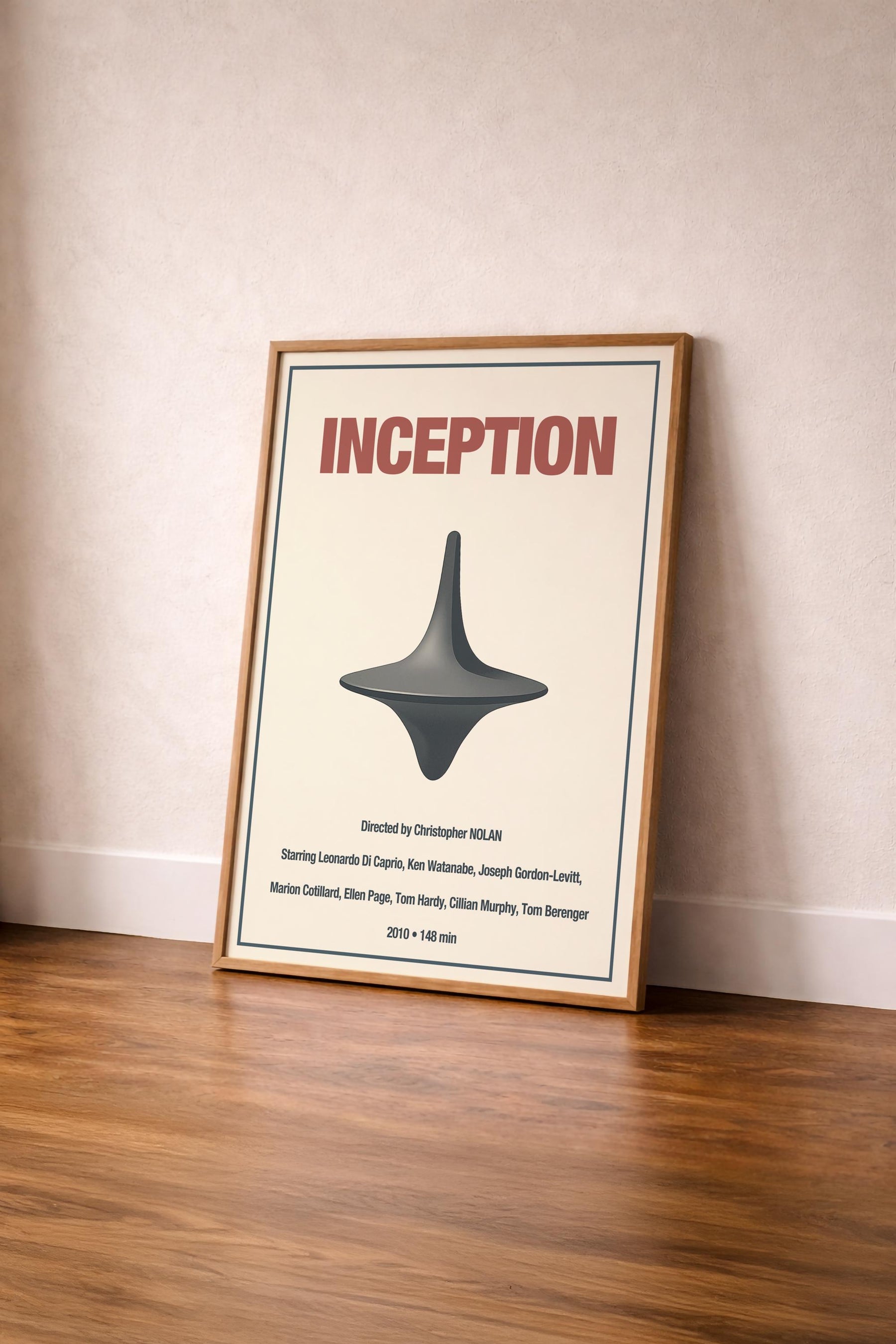 Inception Minimalist Movie Poster – Spinning Top – Film Art Giclée Print — image 4