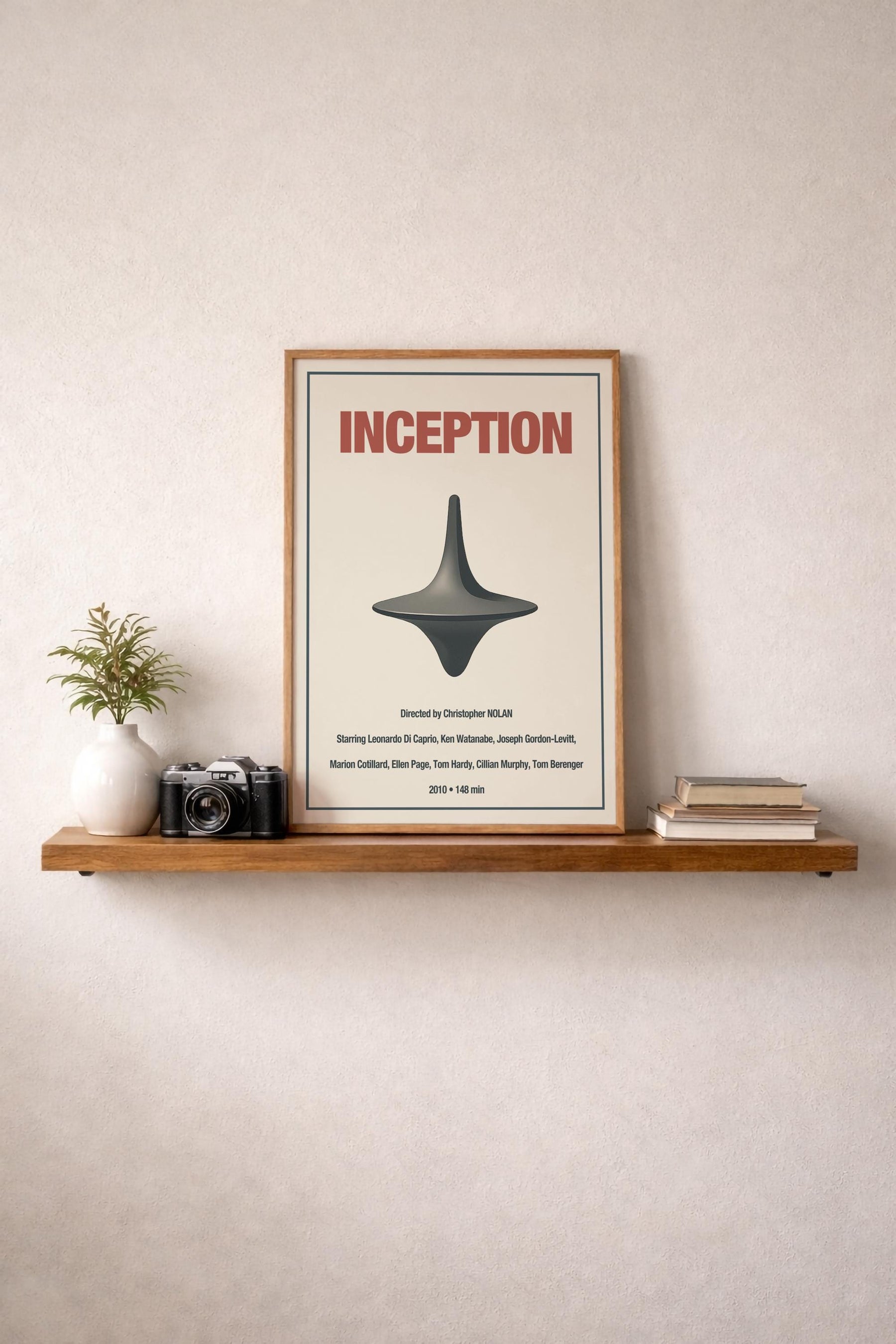Inception Minimalist Movie Poster – Spinning Top – Film Art Giclée Print — image 8