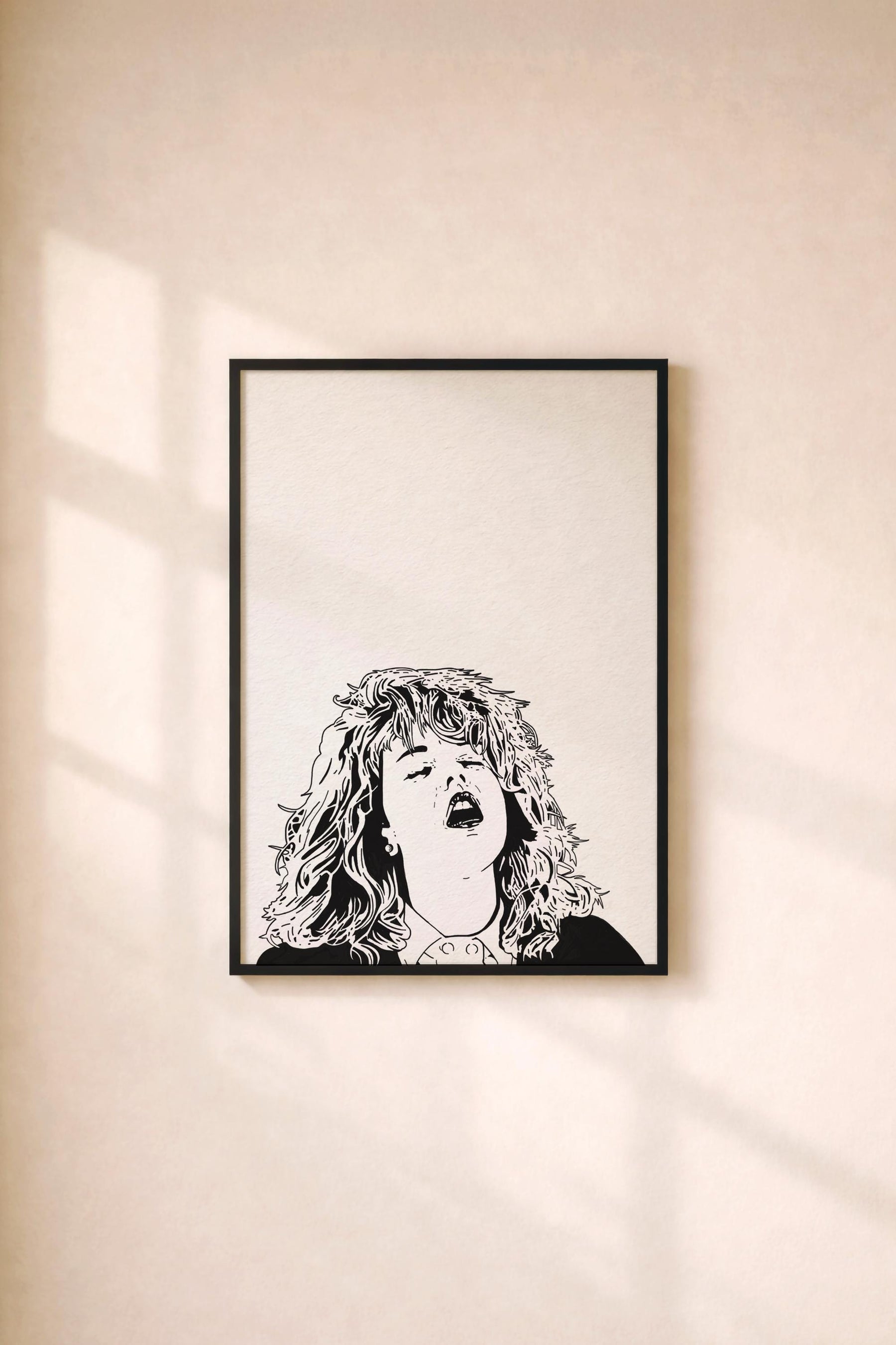 When Harry Met Sally Movie Poster Meg Ryan Minimalist Hand-Drawn Film Art (Giclée Print) — image 2