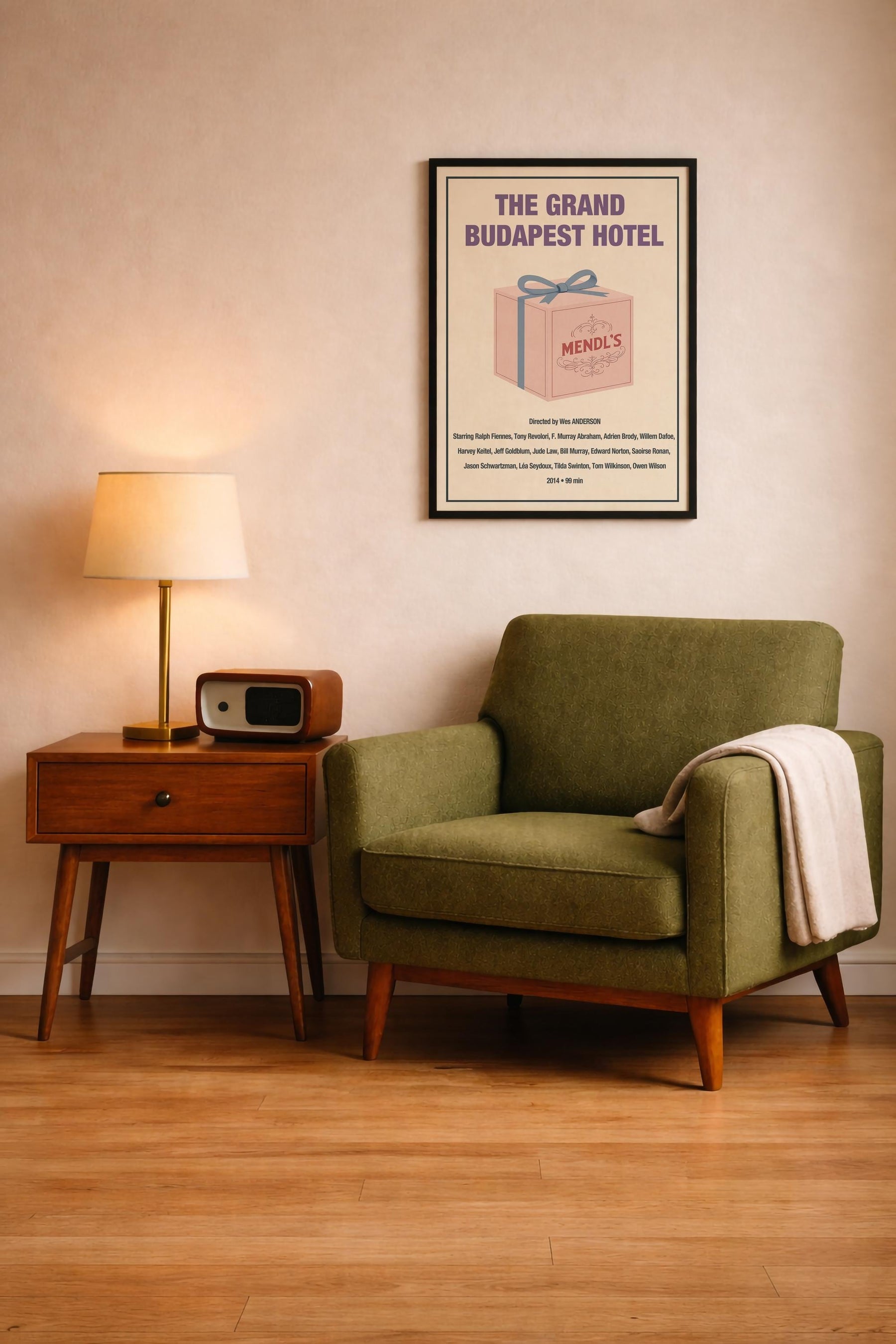 The Grand Budapest Hotel Minimalist Movie Poster – Mendl’s Patisserie Box Film Art Cinema Print — image 9