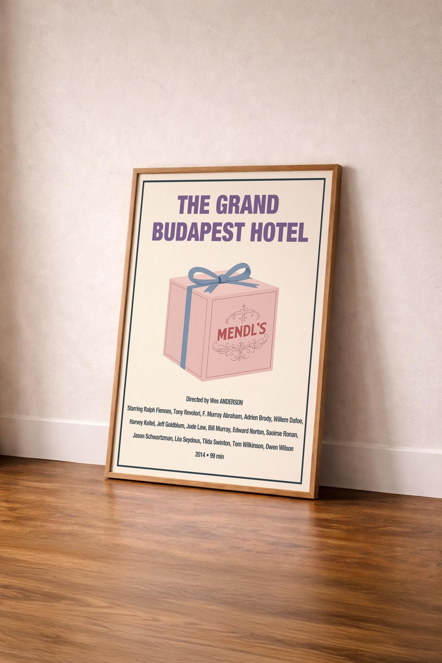 The Grand Budapest Hotel Minimalist Movie Poster – Mendl’s Patisserie Box Film Art Cinema Print — image 4