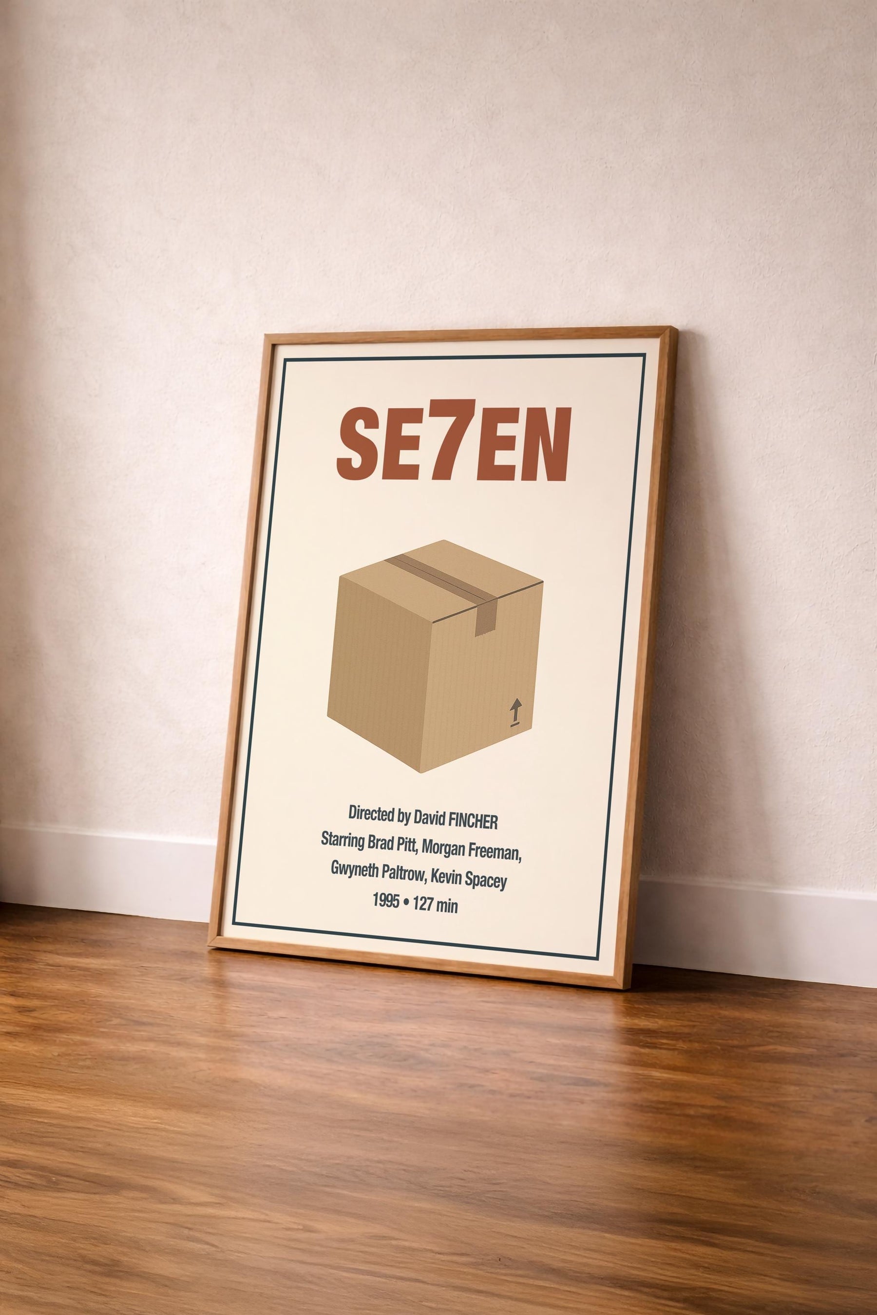 Se7en Minimalist Movie Poster – “What’s in the Box?” - Film Art Cinema Print — image 4