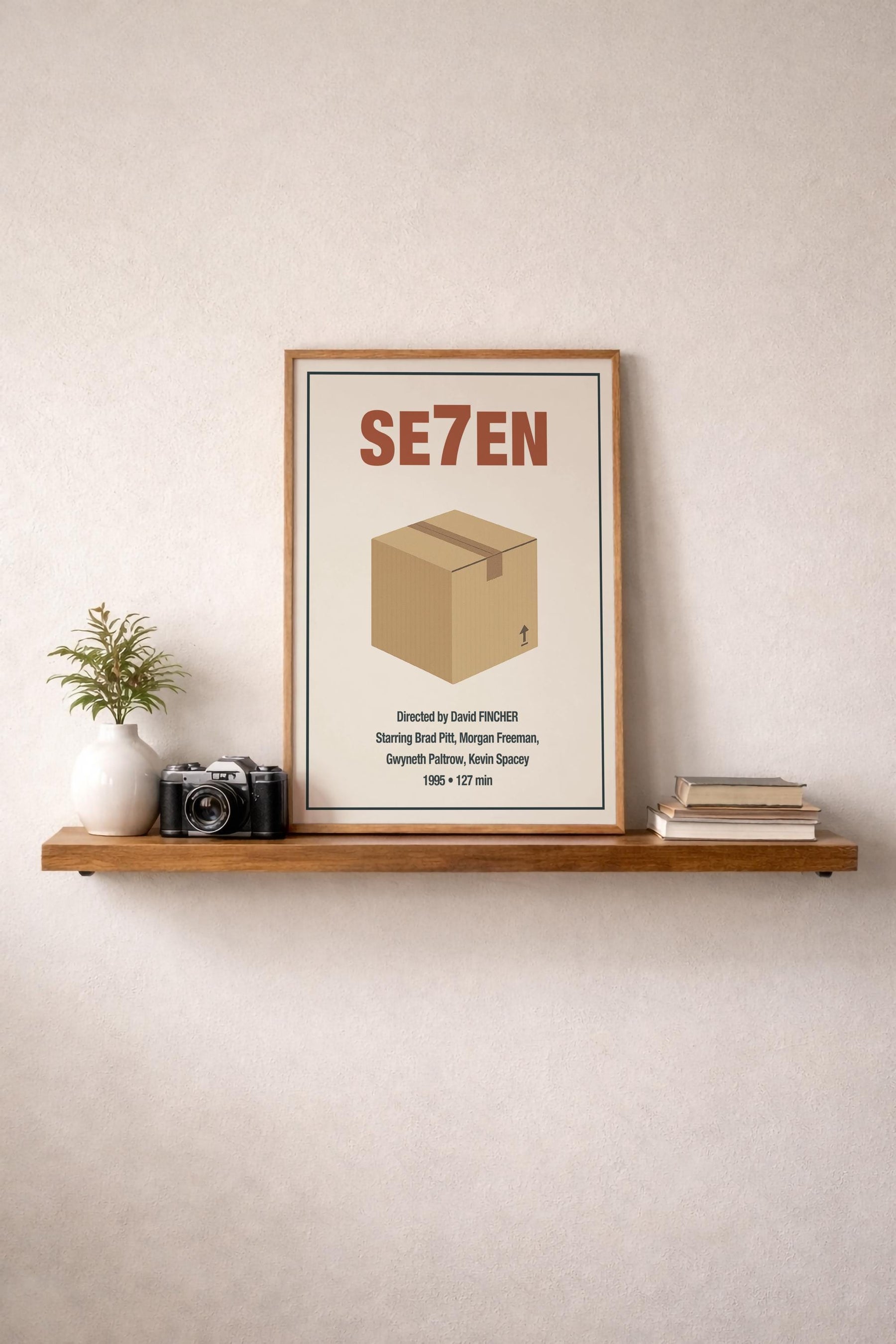Se7en Minimalist Movie Poster – “What’s in the Box?” - Film Art Cinema Print — image 8