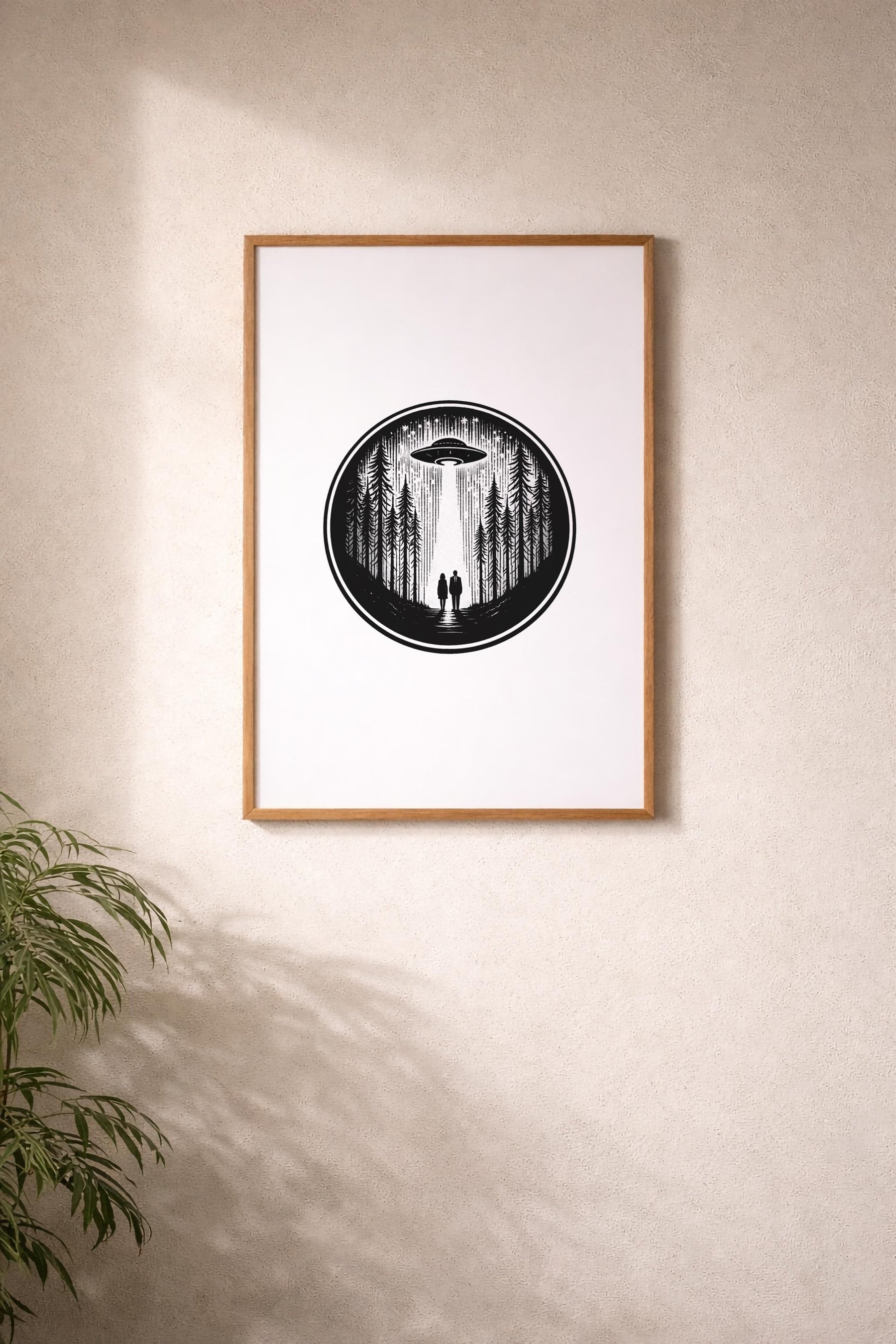 The X-Files Minimalist Sci-Fi TV Location Art Poster – Giclée Wall Art Print — image 6