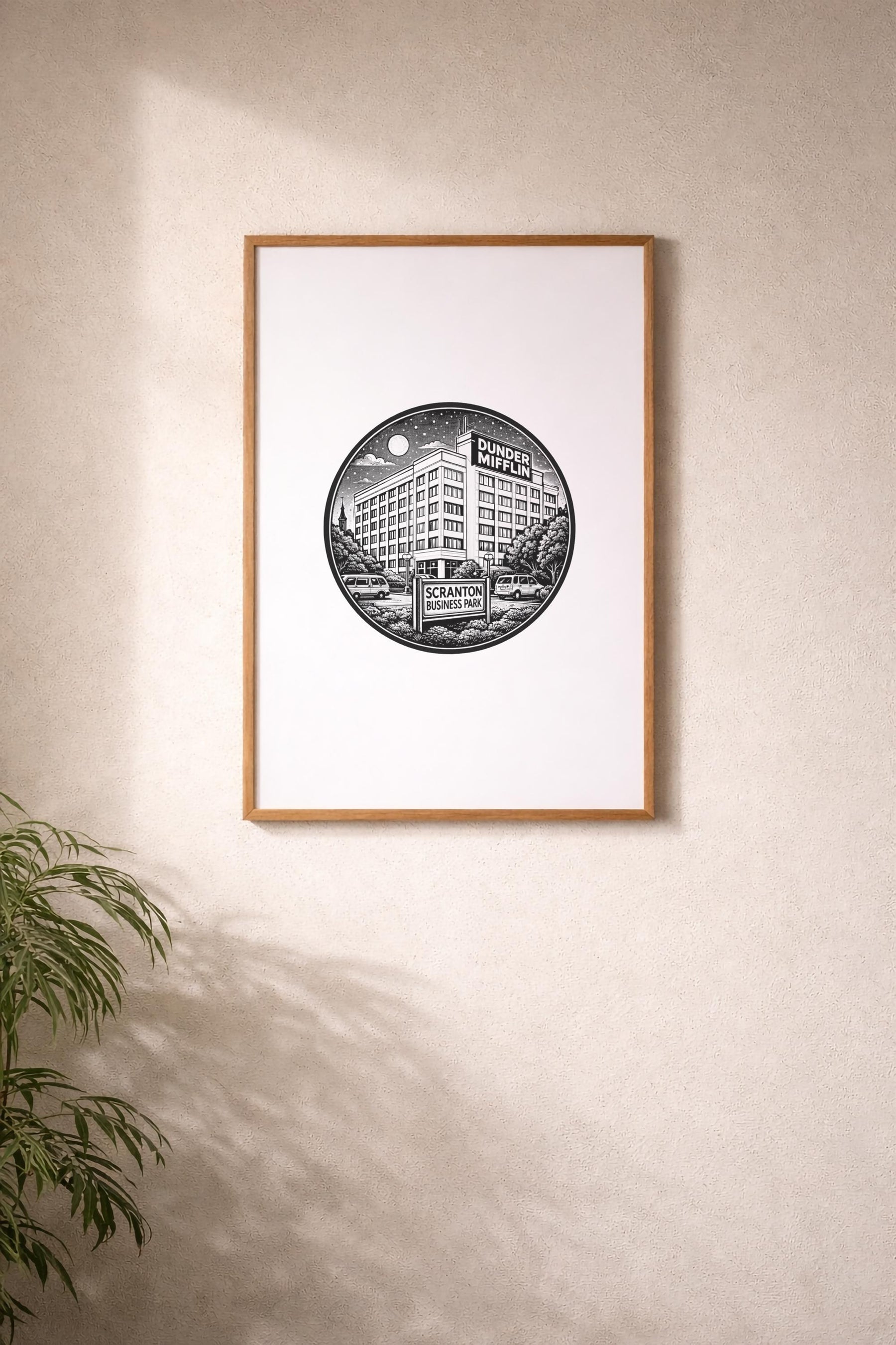 The US Office Minimalist TV Location - Dunder Mifflin Scranton Business Park - Art Poster – Giclée Wall Art Print — image 6