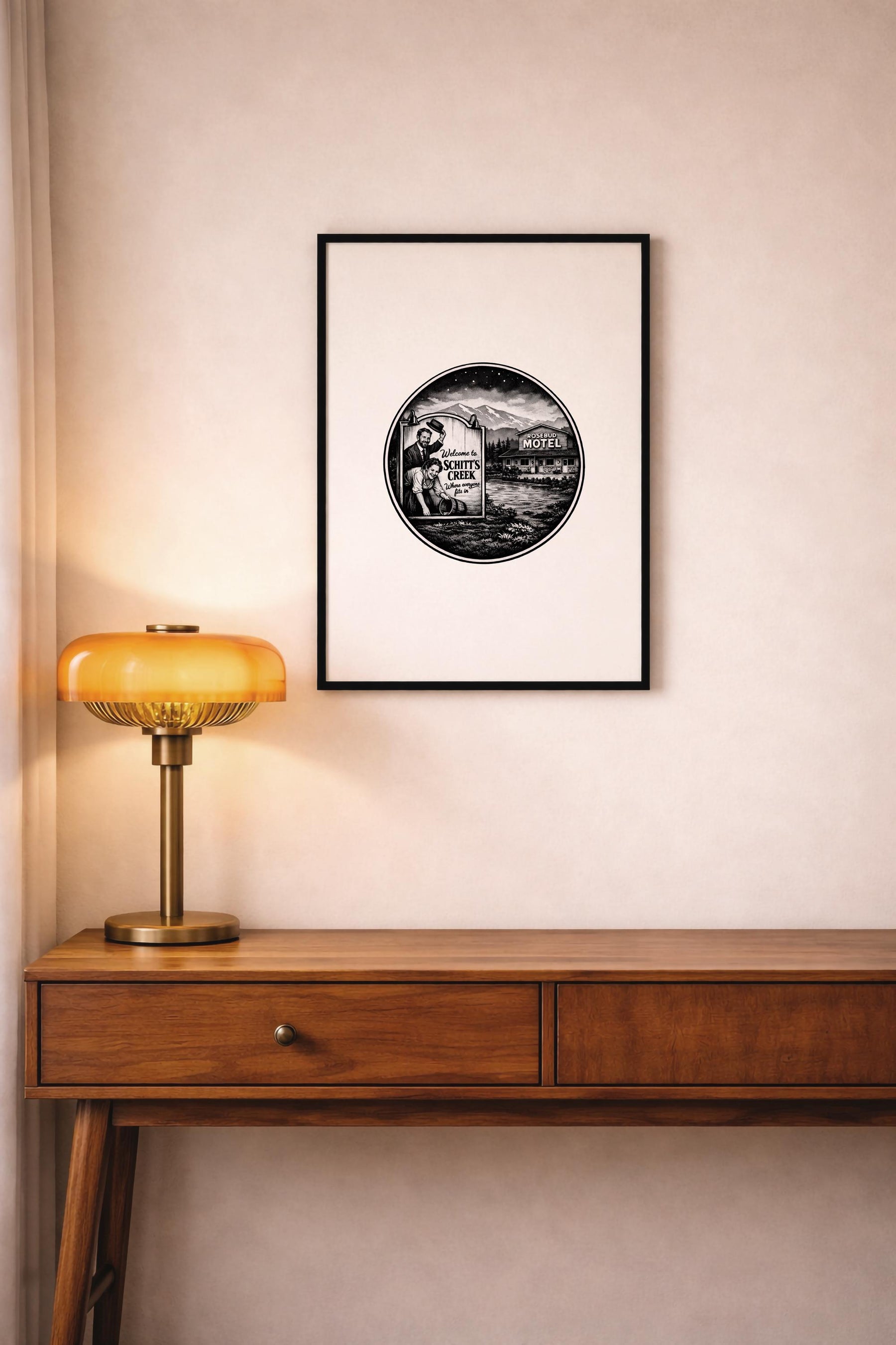 Schitt’s Creek - Welcome to Schitt’s Creek & Rosebud Motel TV Location Art Poster – Giclée Wall Art Print — image 7