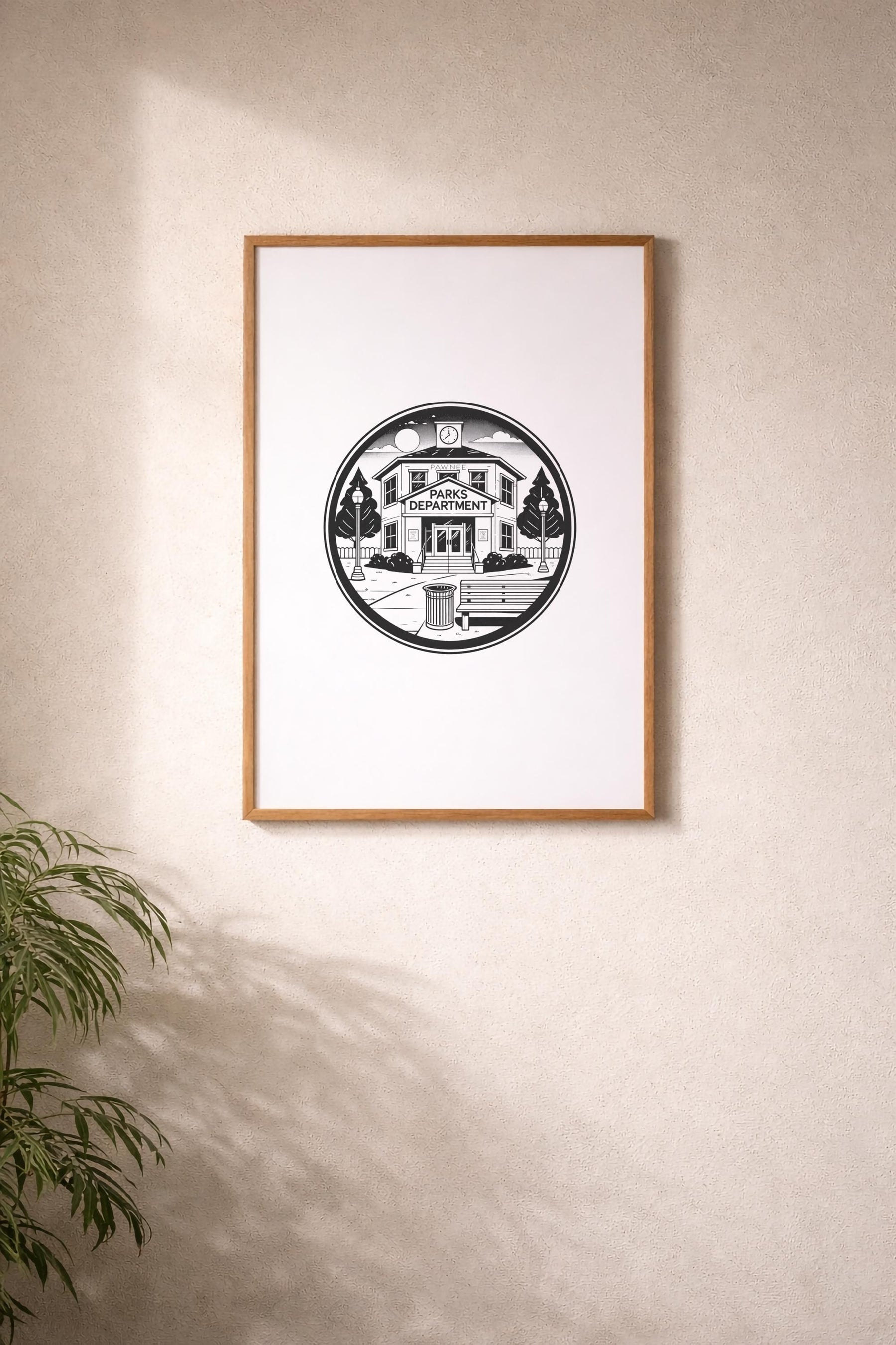 Parks and Recreation Minimalist TV Location - Pawnee Parks Department Art Poster – Giclée Wall Art Print — image 6