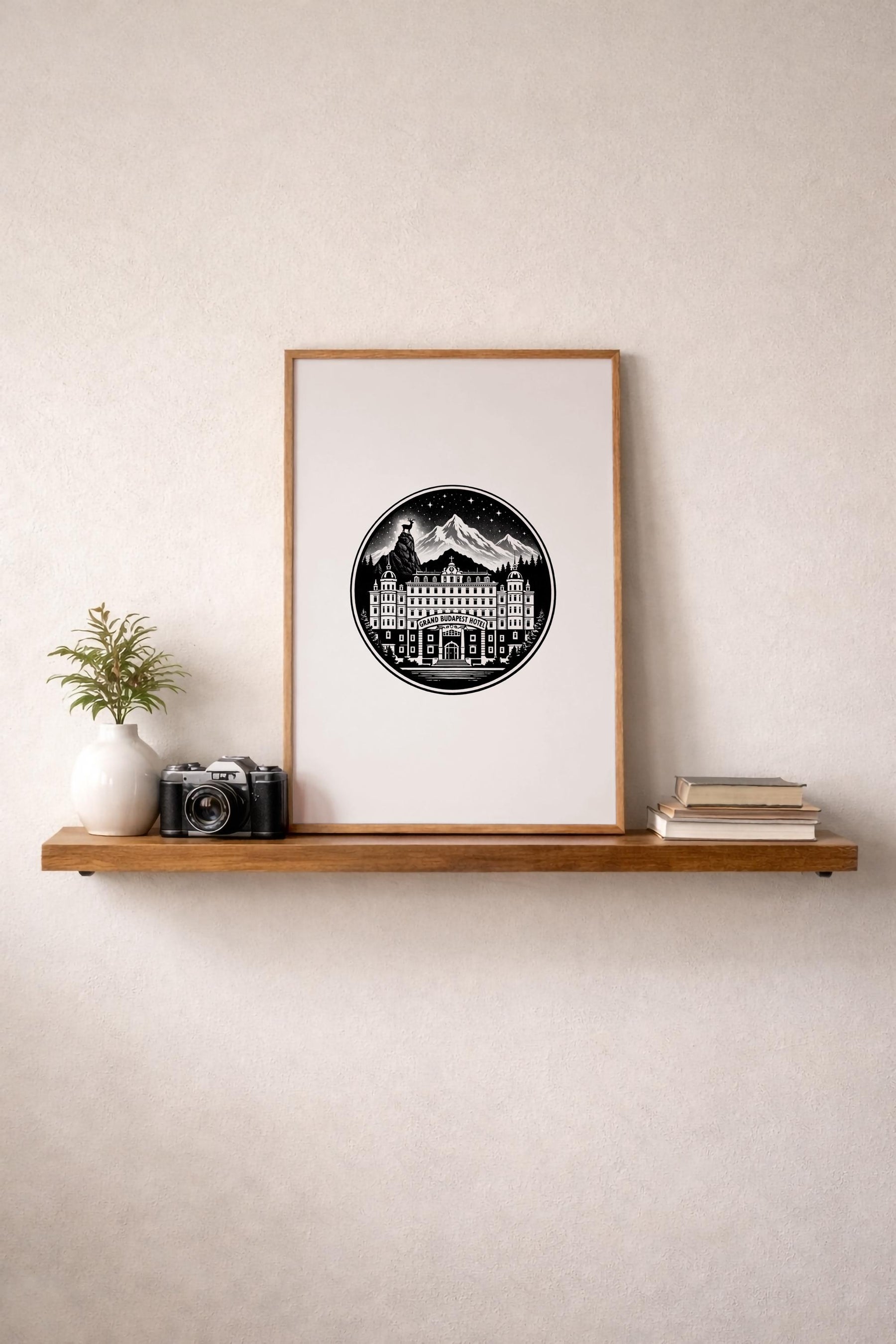 The Grand Budapest Hotel Film Minimalist Location Art Print – Giclée Movie Wall Décor — image 8