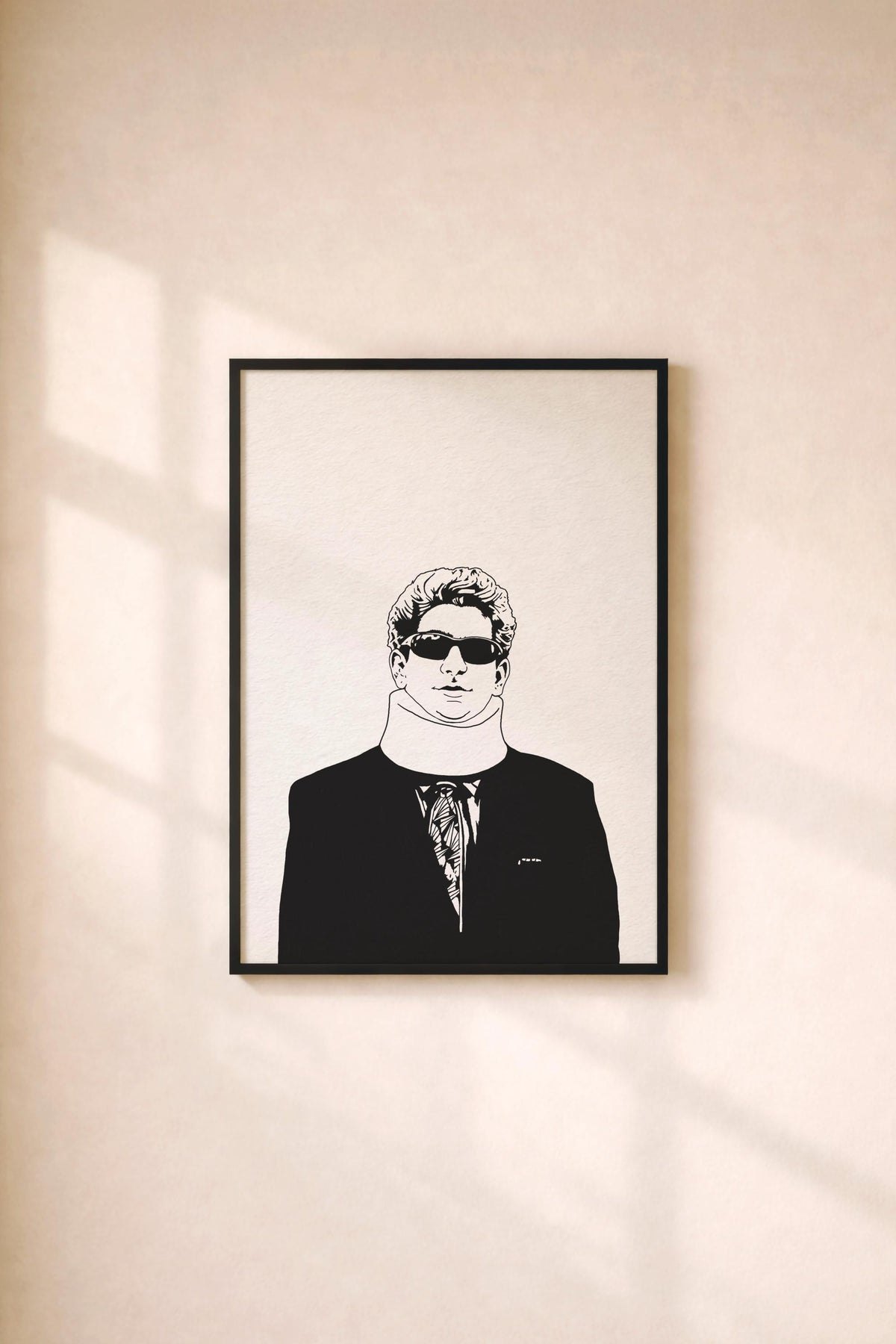 Christopher Moltisanti Neck Brace Art Print | Sopranos TV Poster