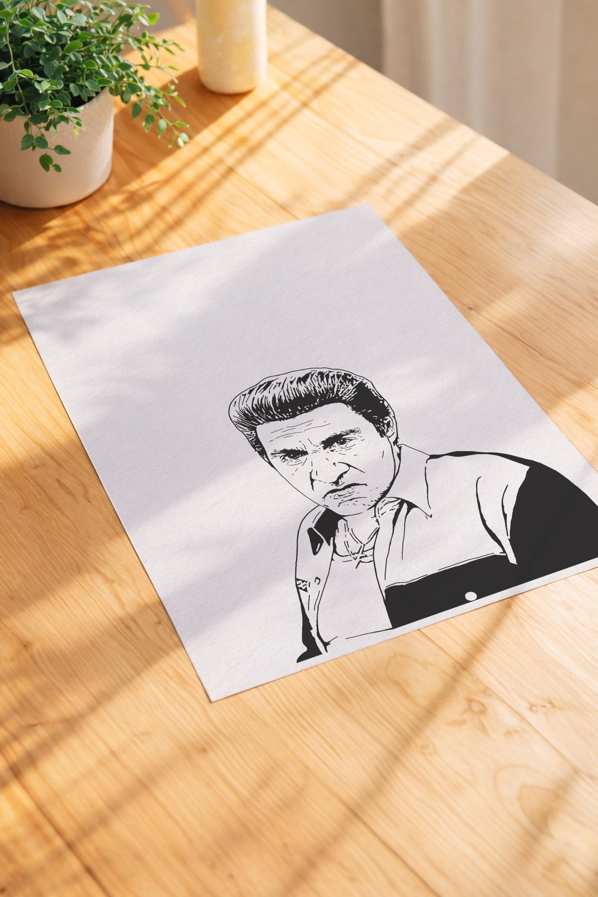 The Sopranos - Silvio Dante Portrait Print – Minimalist TV Mob Art (Giclée) — image 6