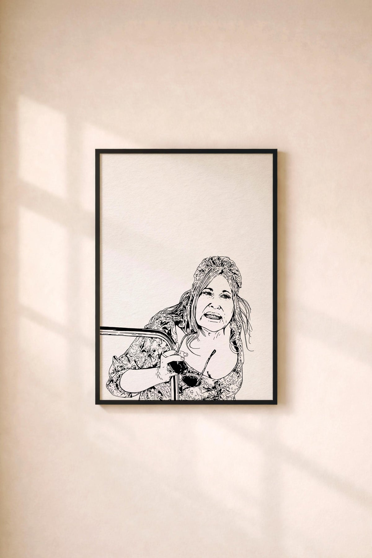 Tanya McQuoid Art Print | White Lotus Jennifer Coolidge Poster