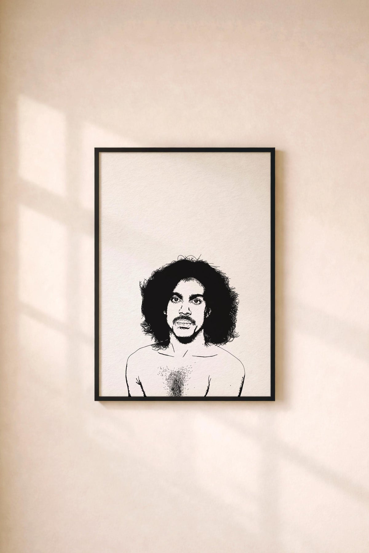 Prince Self-Titled Album Art Print | Hand-Drawn Music Poster