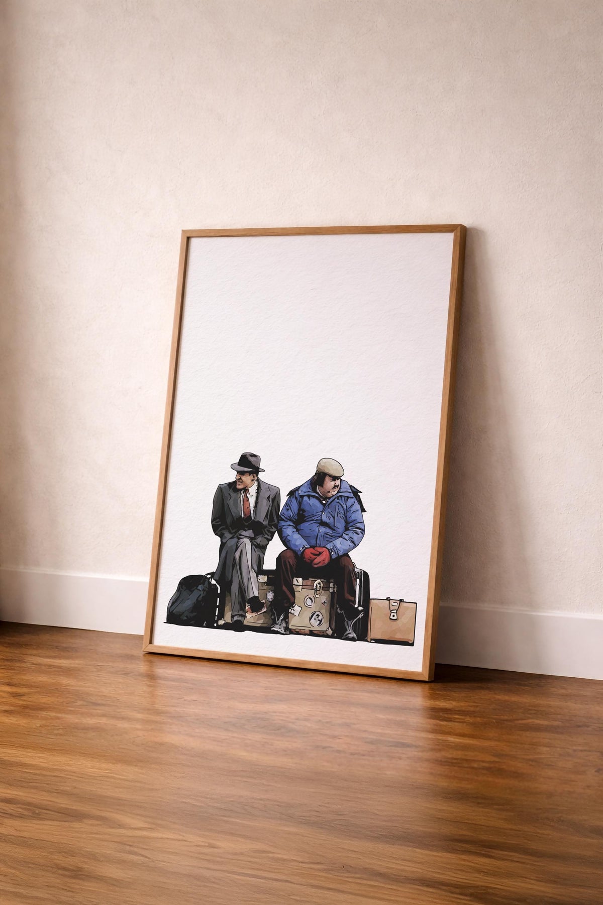 Planes, Trains & Automobiles Portrait Print – 80s Movie Minimalist Wall Art Cult Film Illustration Giclée Print — image 7