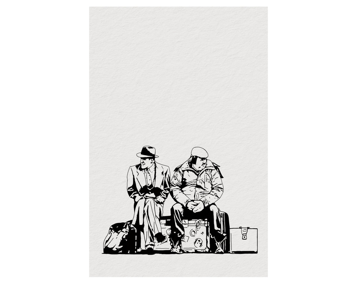 Planes, Trains & Automobiles Portrait Print – 80s Movie Minimalist Wall Art Cult Film Illustration Giclée Print — image 10