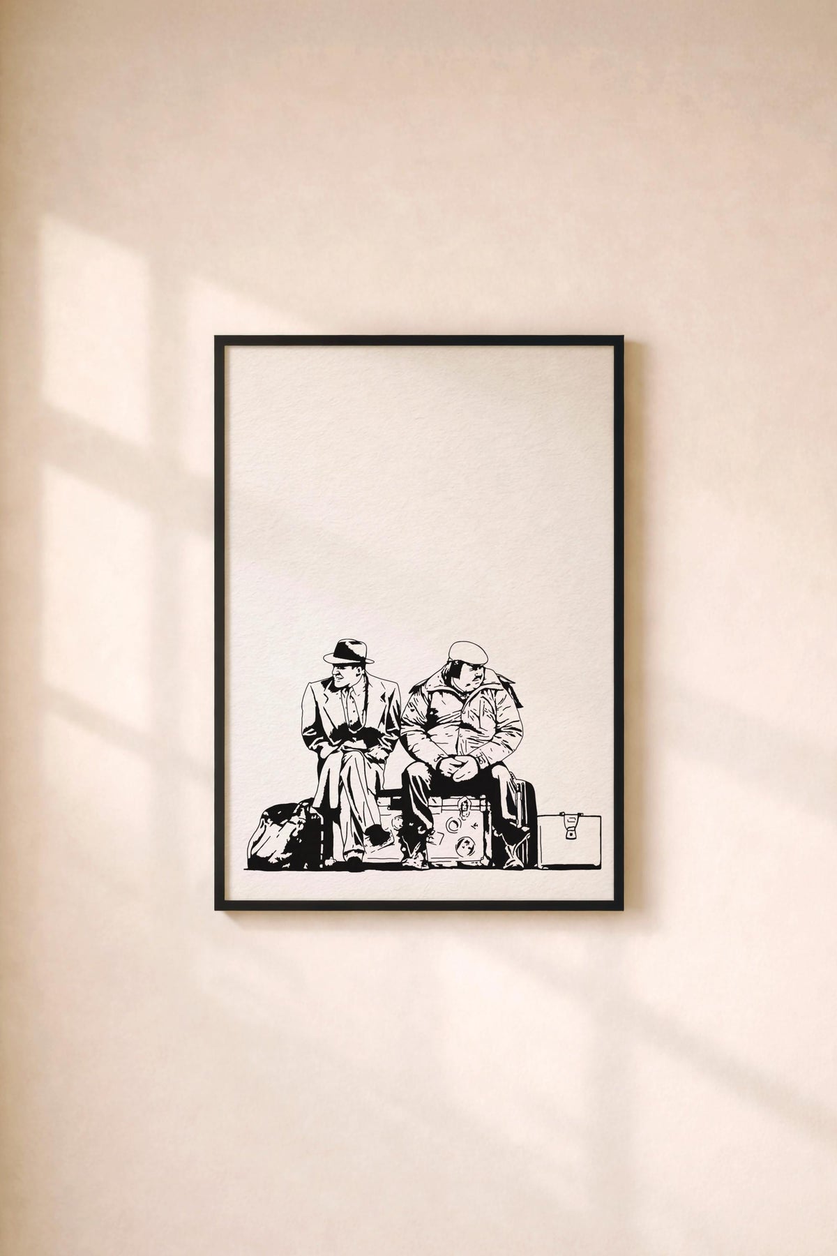Planes, Trains and Automobiles Art Print | Hand-Drawn Poster
