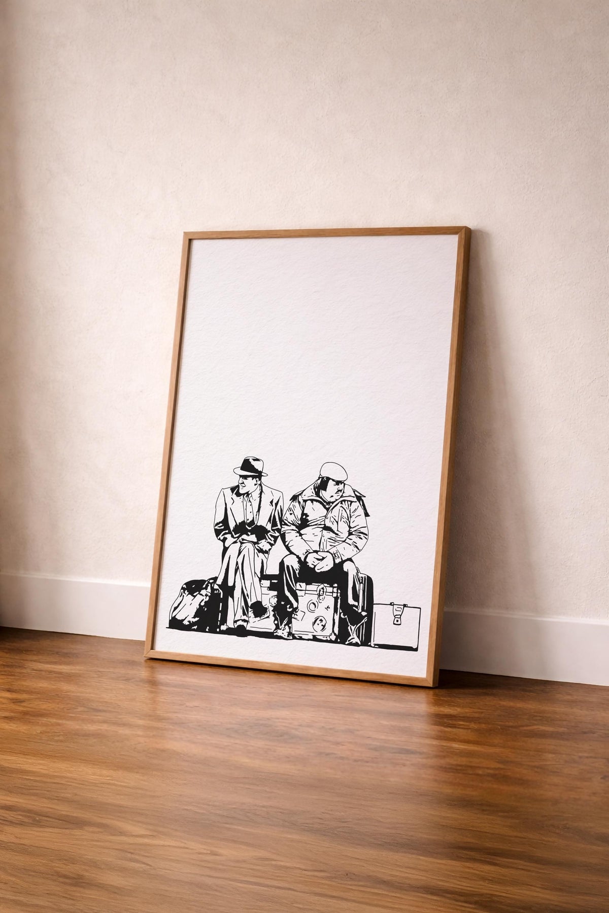 Planes, Trains & Automobiles Portrait Print – 80s Movie Minimalist Wall Art Cult Film Illustration Giclée Print — image 8