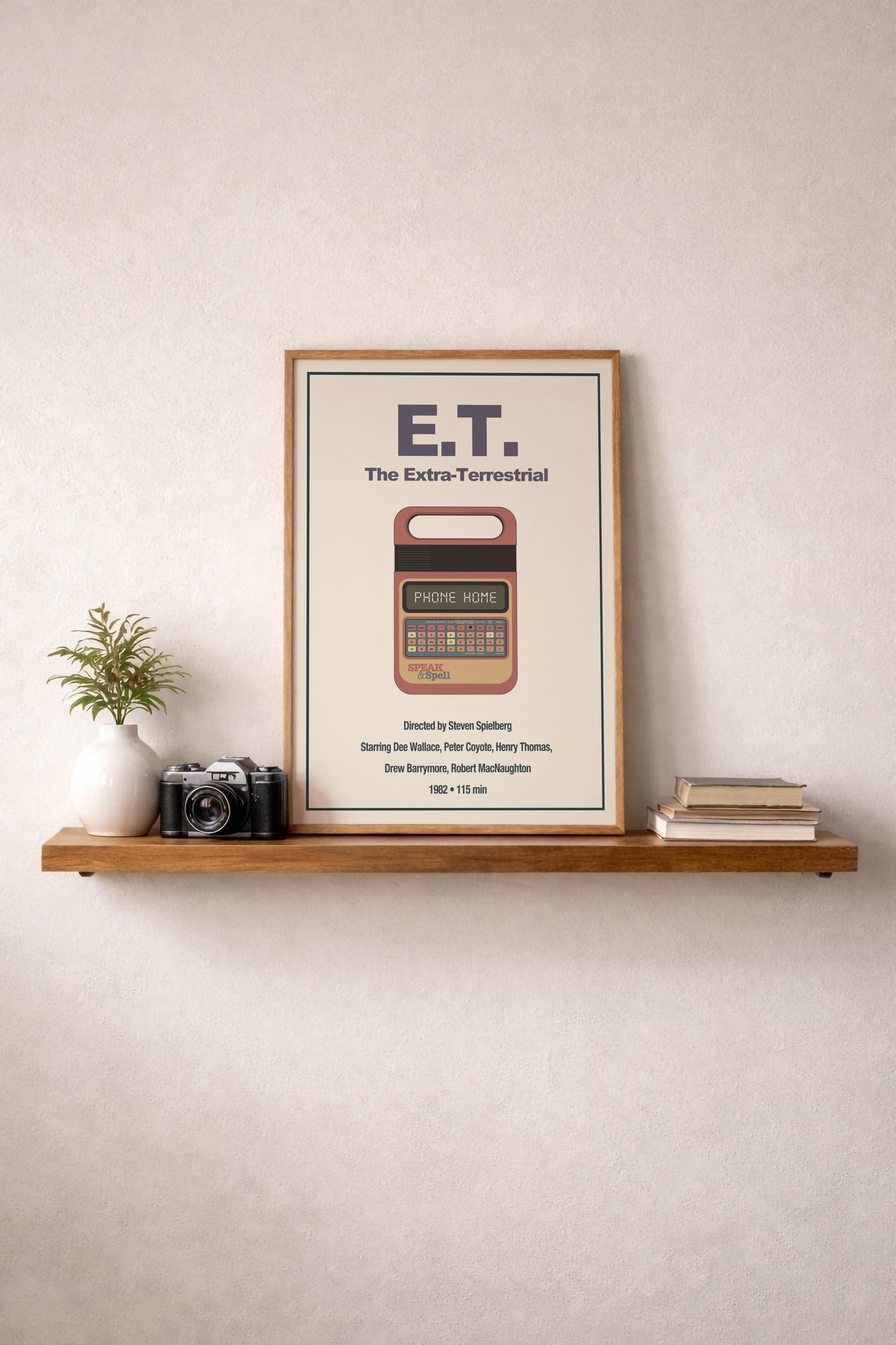 E.T. Minimalist Movie Poster – Retro Sci-Fi Film Print, 80s Movie Art – Giclée Cinema Wall Decor — image 8