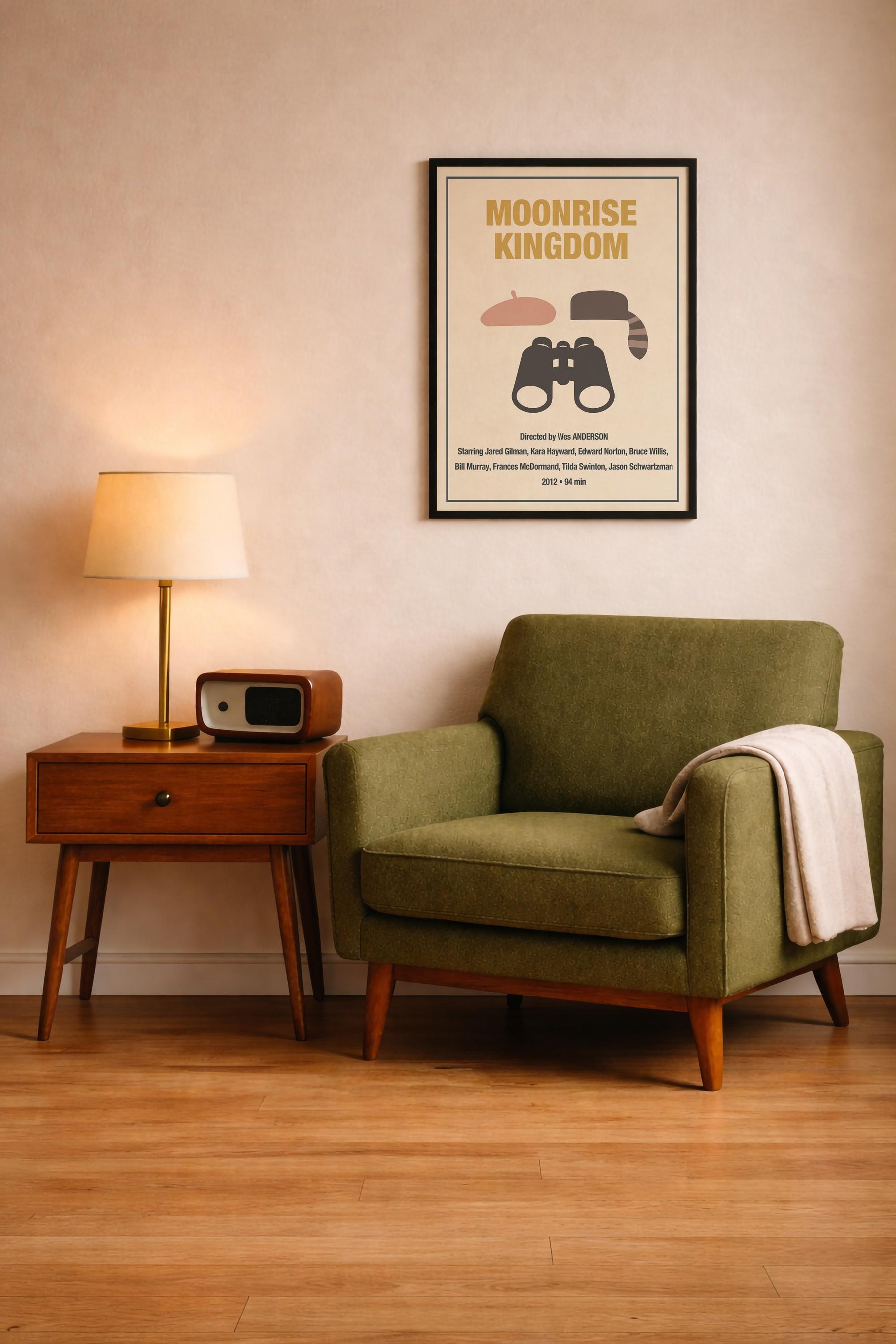 Moonrise Kingdom Minimalist Movie Poster – Indie Film Art Cinema Print — image 9