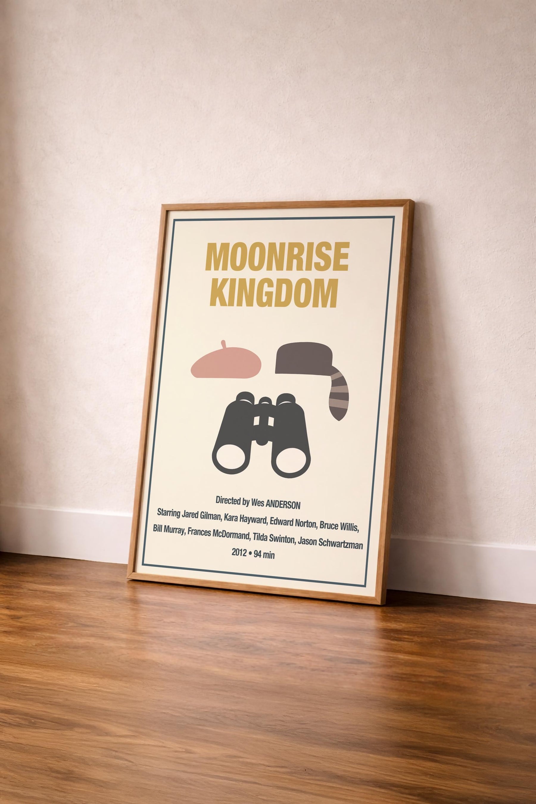 Moonrise Kingdom Minimalist Movie Poster – Indie Film Art Cinema Print — image 4
