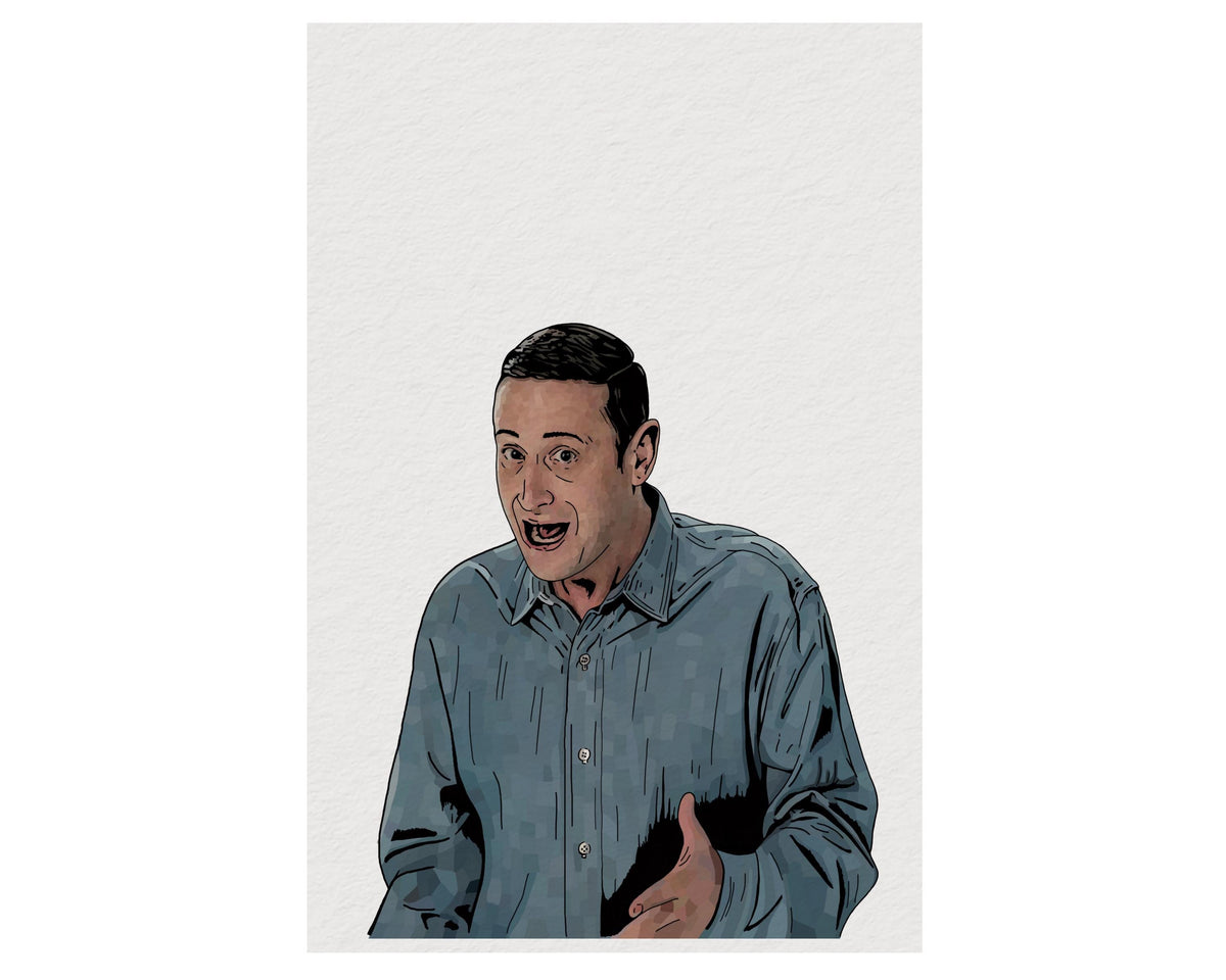 I Think You Should Leave Coffin Flop Print – Minimalist Comedy Wall Art (Giclée) — image 9