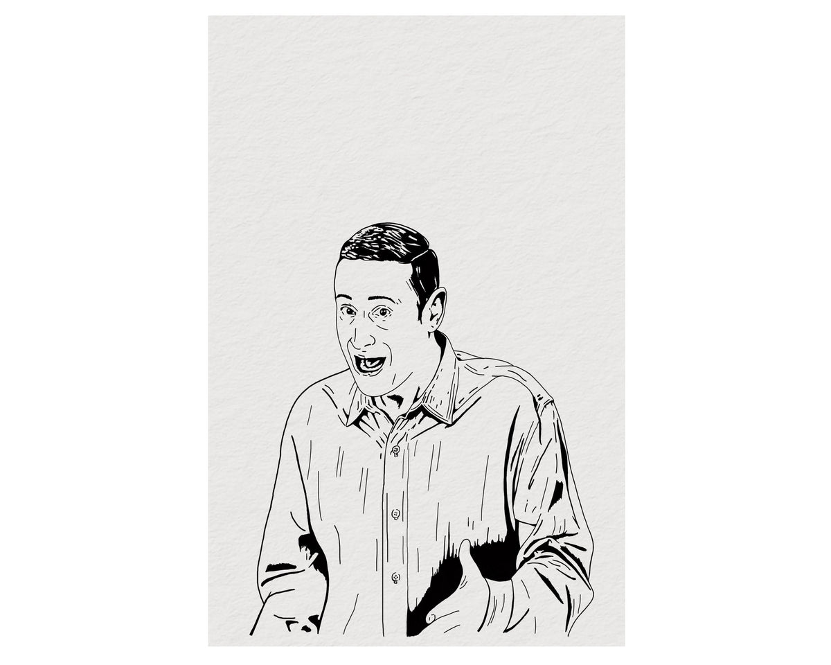 I Think You Should Leave Coffin Flop Print – Minimalist Comedy Wall Art (Giclée) — image 10