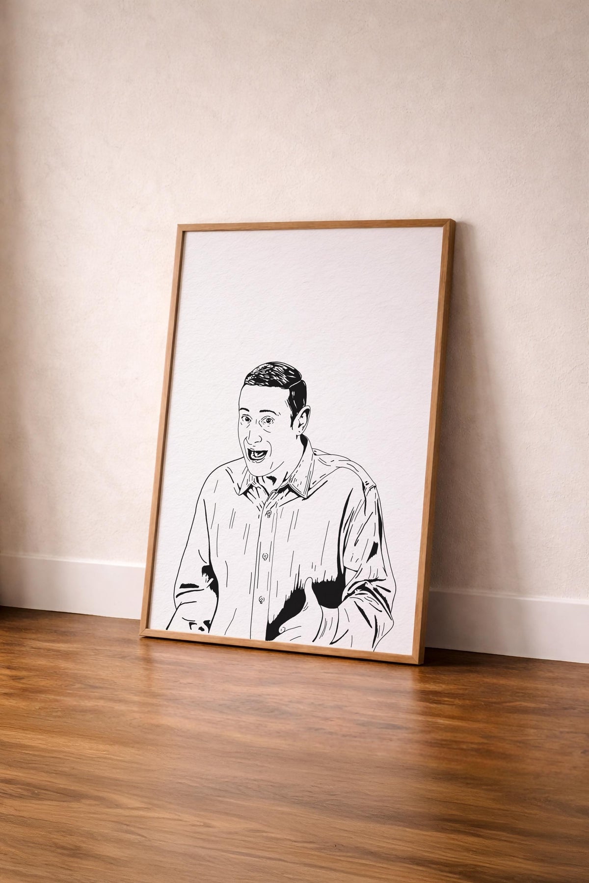 I Think You Should Leave Coffin Flop Print – Minimalist Comedy Wall Art (Giclée) — image 4