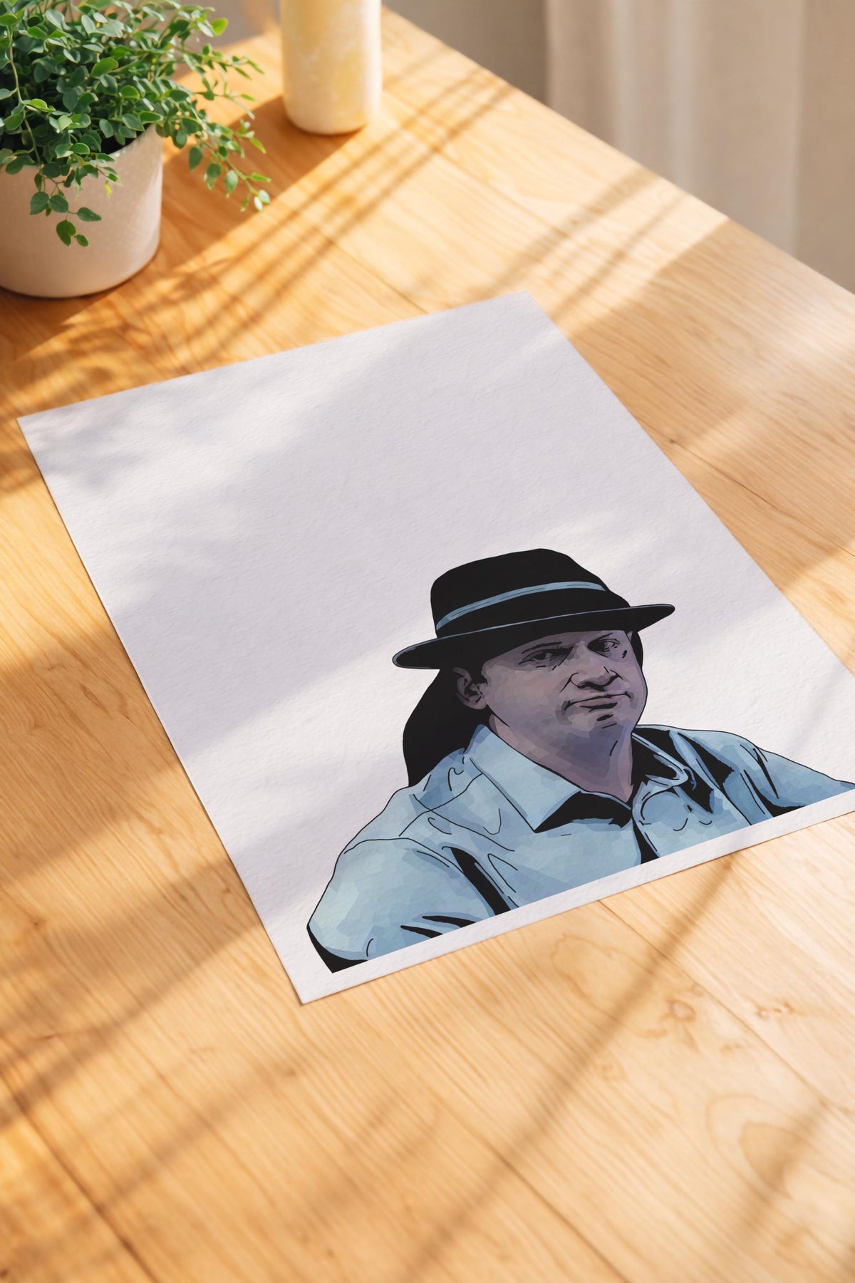 I Think You Should Leave Brian's Hat Print – Minimalist Comedy TV Art (Giclée) — image 5